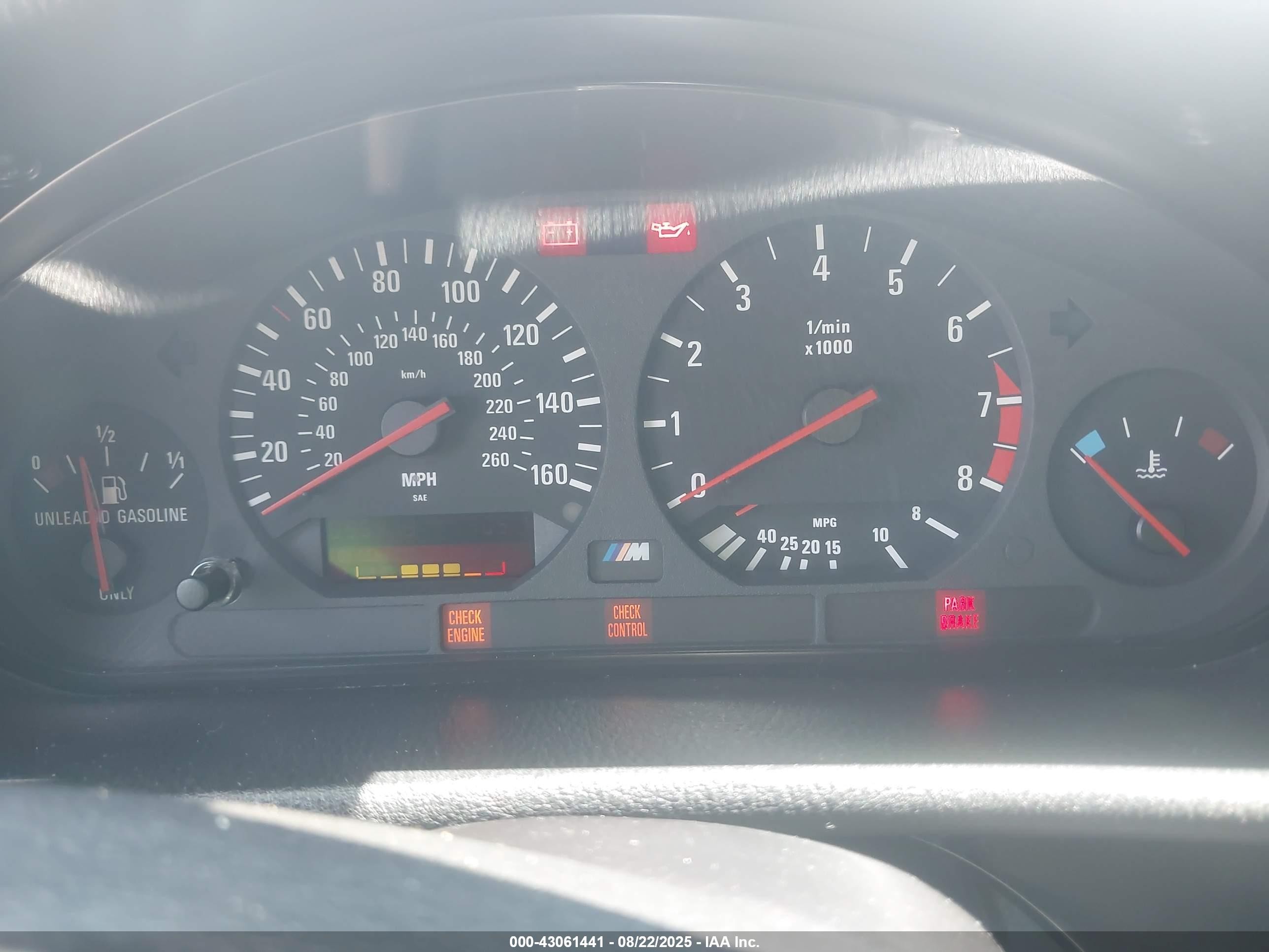 1997 Bmw M3   Черный vin: WBSCD0326VEE12430