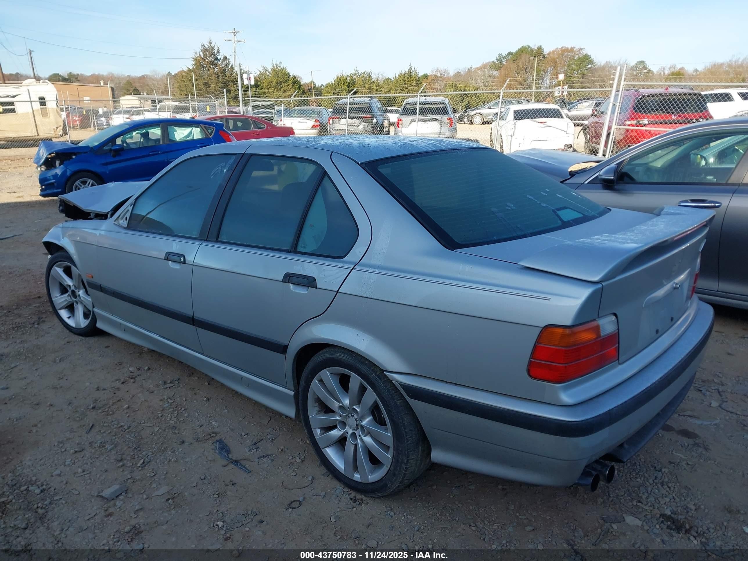 1997 Bmw M3   Silver vin: WBSCD0327VEE12002