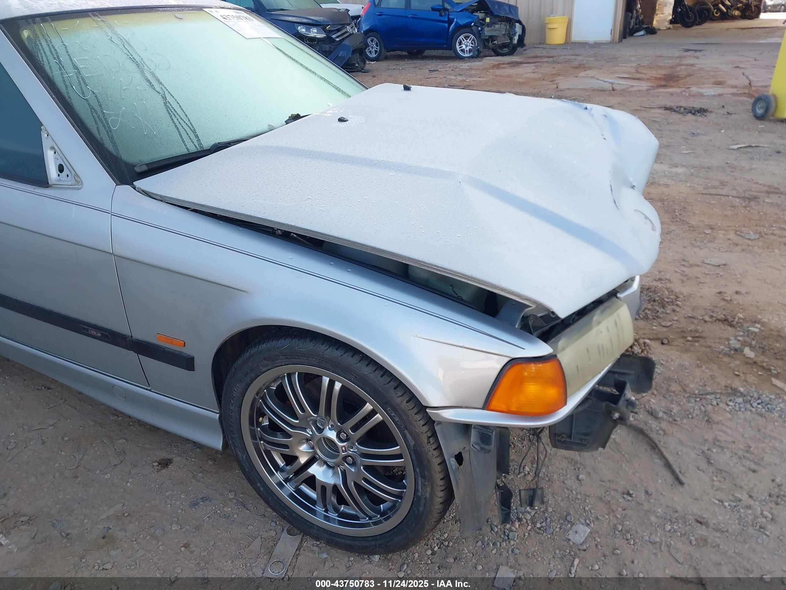 1997 Bmw M3   Silver vin: WBSCD0327VEE12002