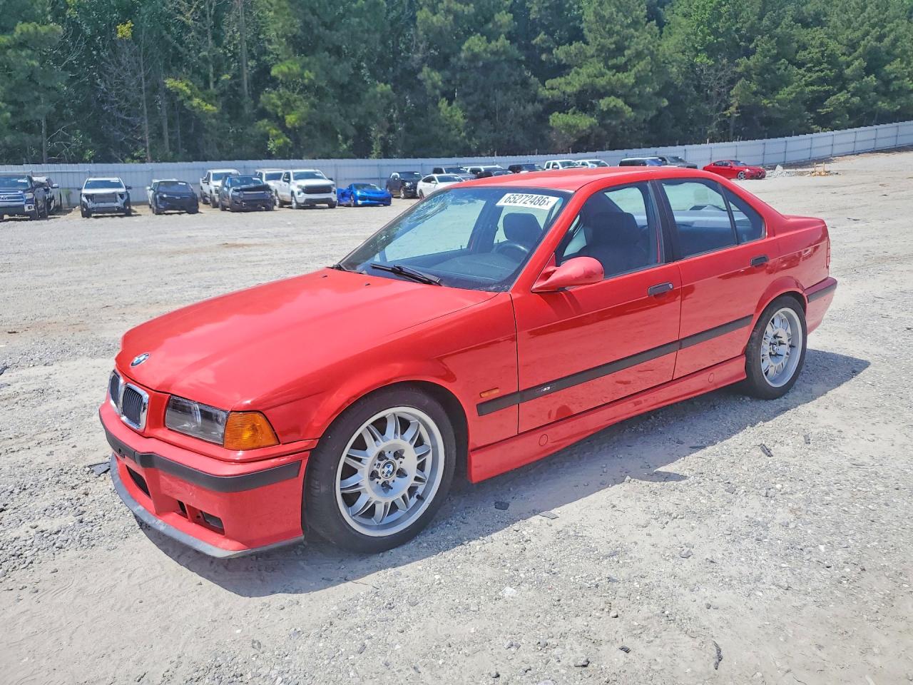 1997 Bmw M3 Automatic Red vin: WBSCD0328VEE10310