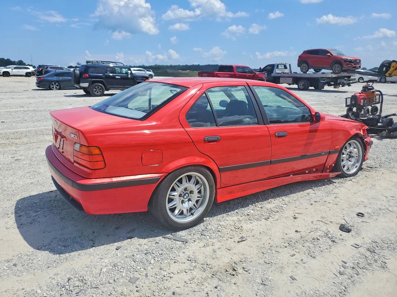 1997 Bmw M3 Automatic Red vin: WBSCD0328VEE10310