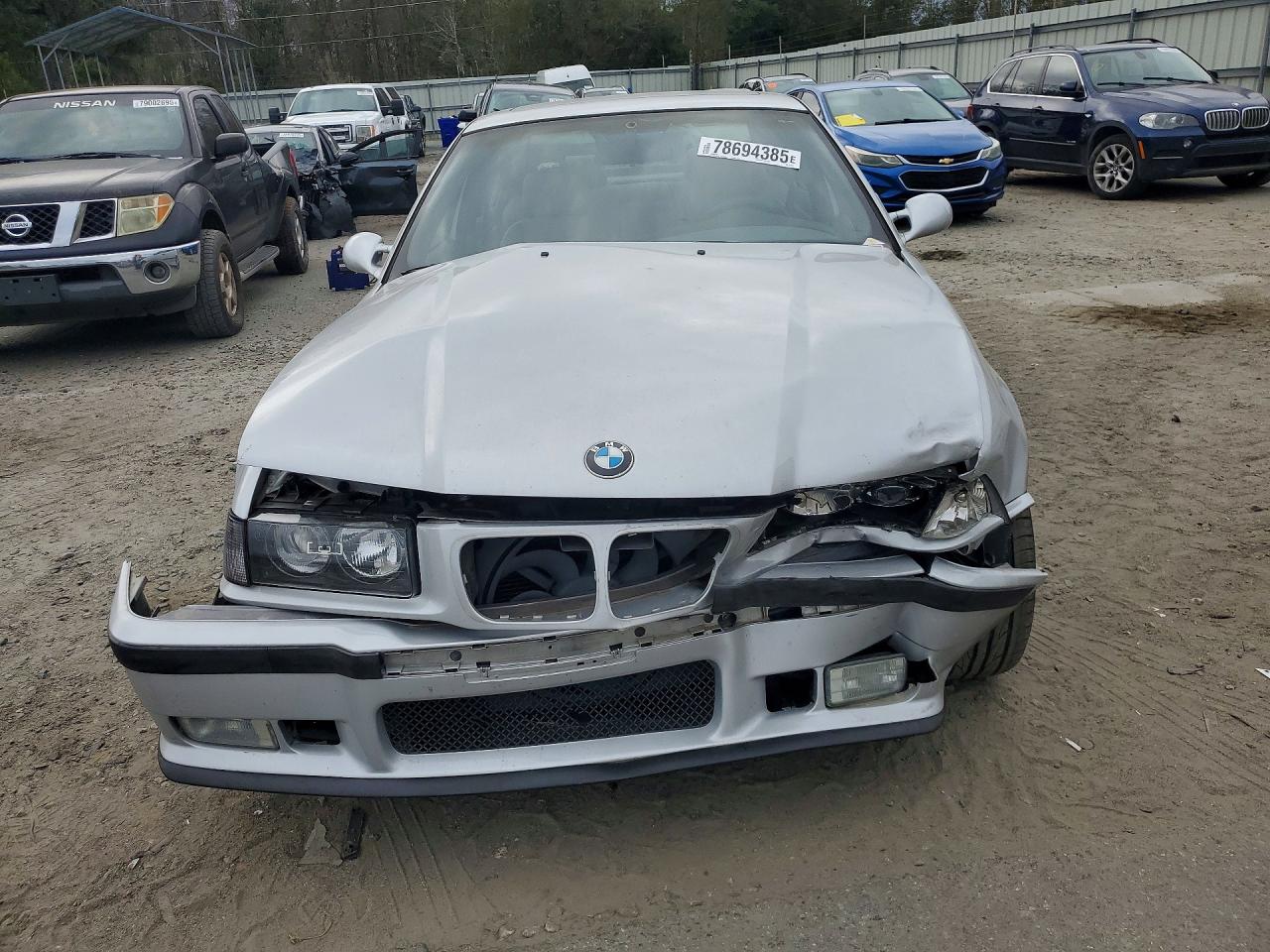 1998 Bmw M3 Automatic Silver vin: WBSCD0329WEE13959