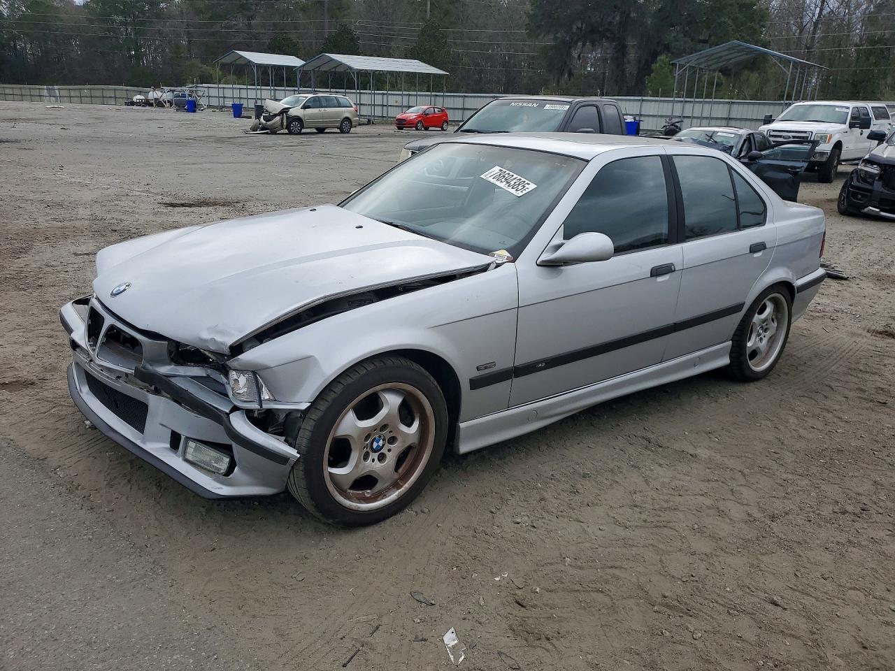 1998 Bmw M3 Automatic Silver vin: WBSCD0329WEE13959