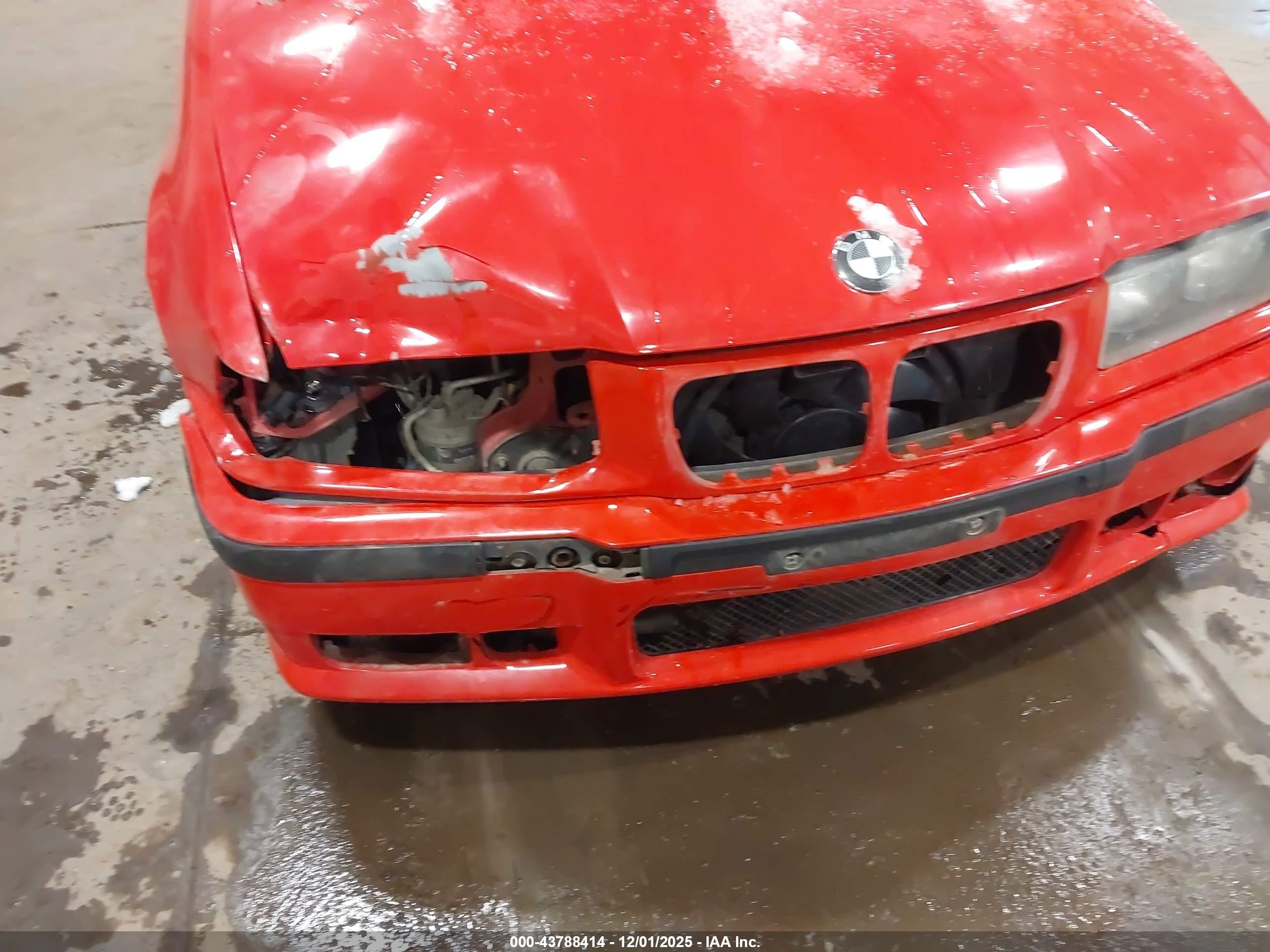 1998 Bmw M3   Red vin: WBSCD9320WEE08539