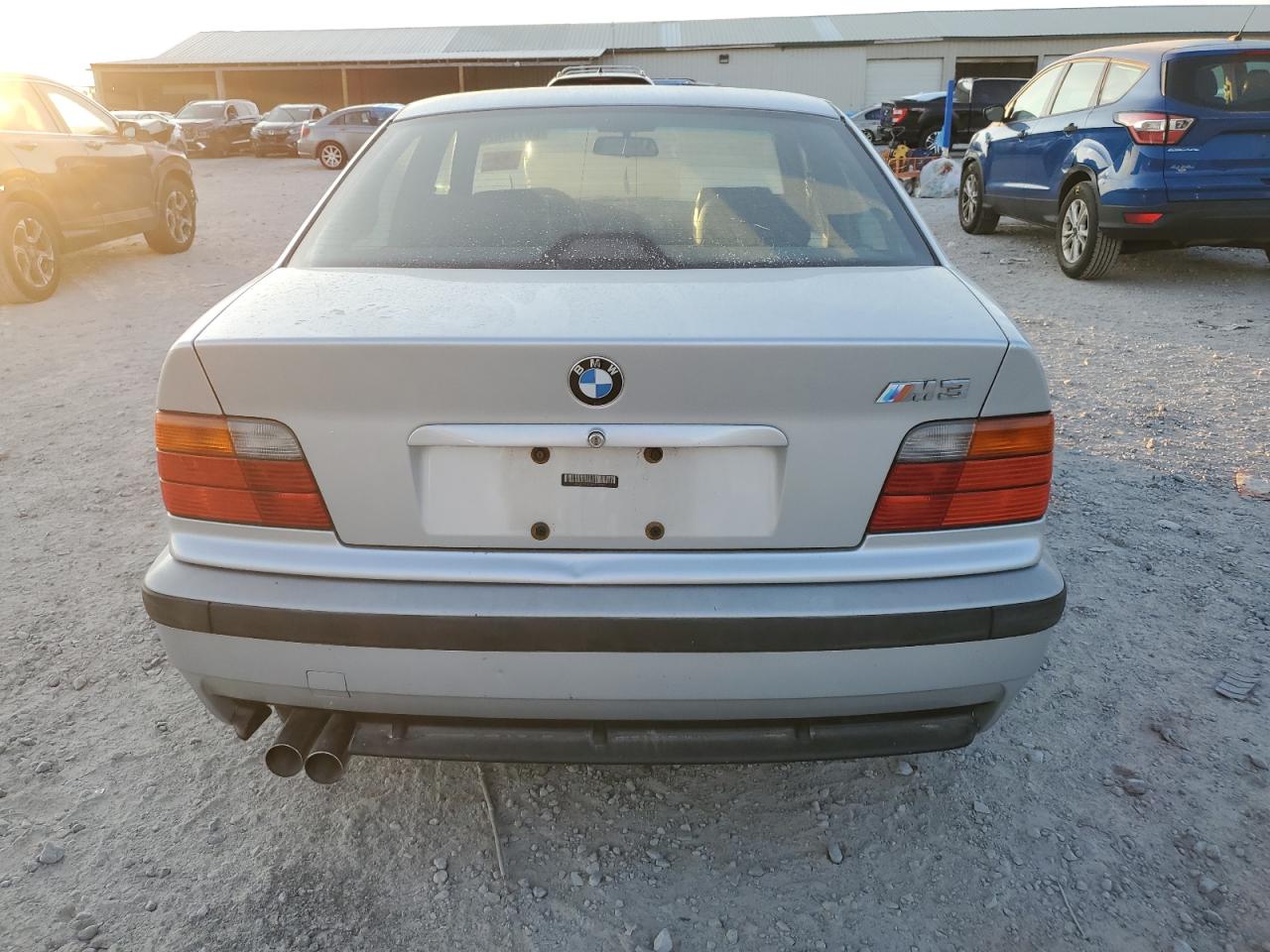 1998 Bmw M3 Silver vin: WBSCD9321WEE09070
