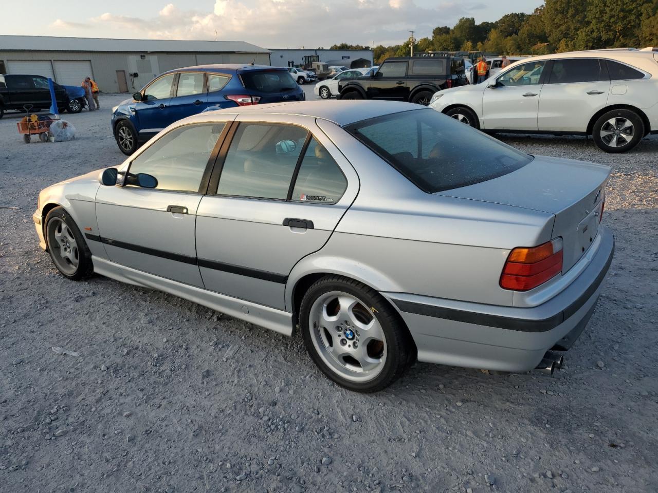 1998 Bmw M3 Silver vin: WBSCD9321WEE09070
