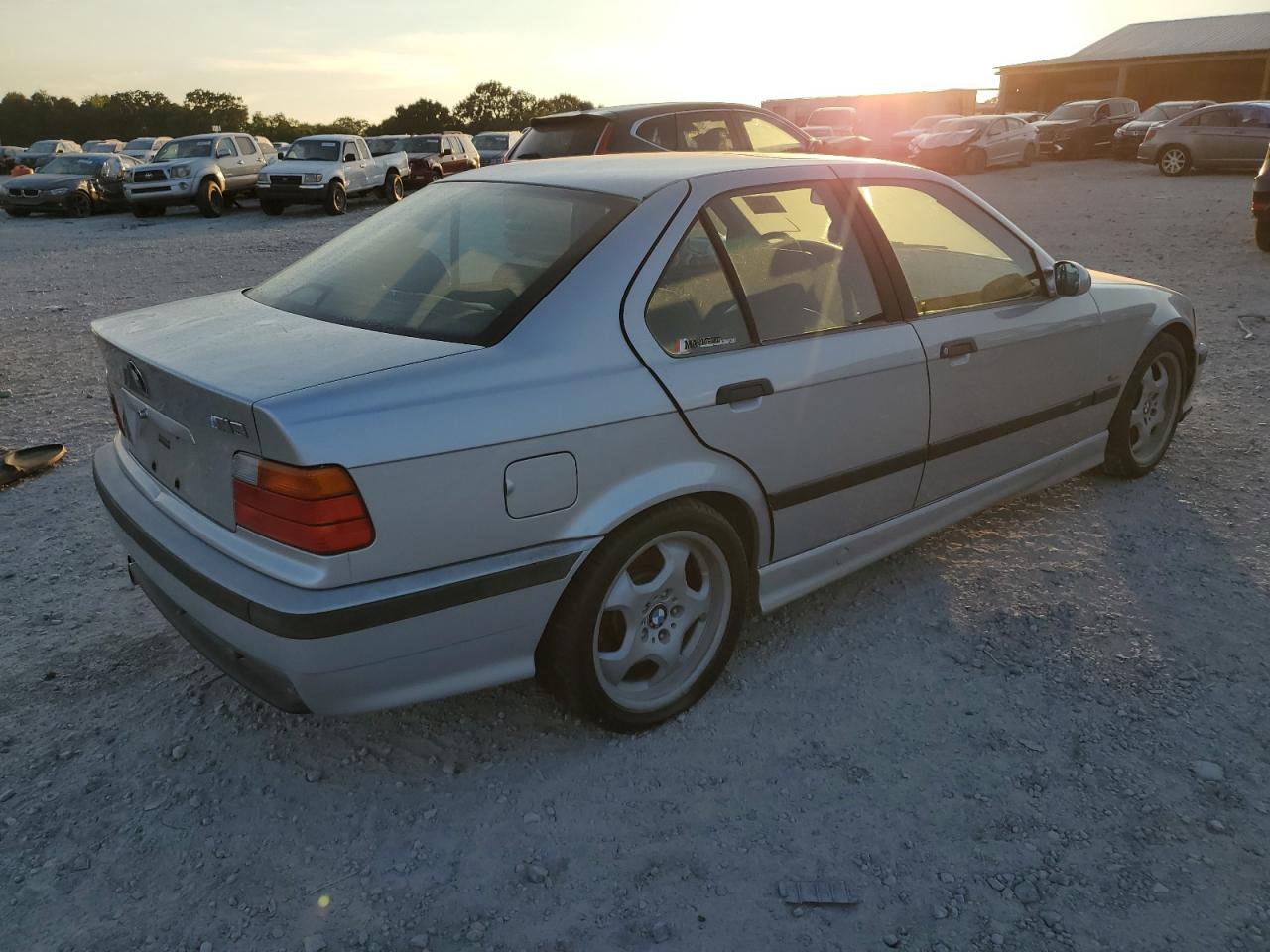 1998 Bmw M3 Silver vin: WBSCD9321WEE09070