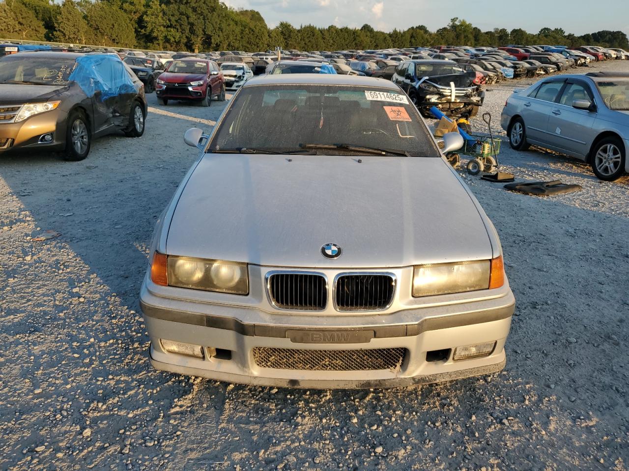 1998 Bmw M3 Silver vin: WBSCD9321WEE09070