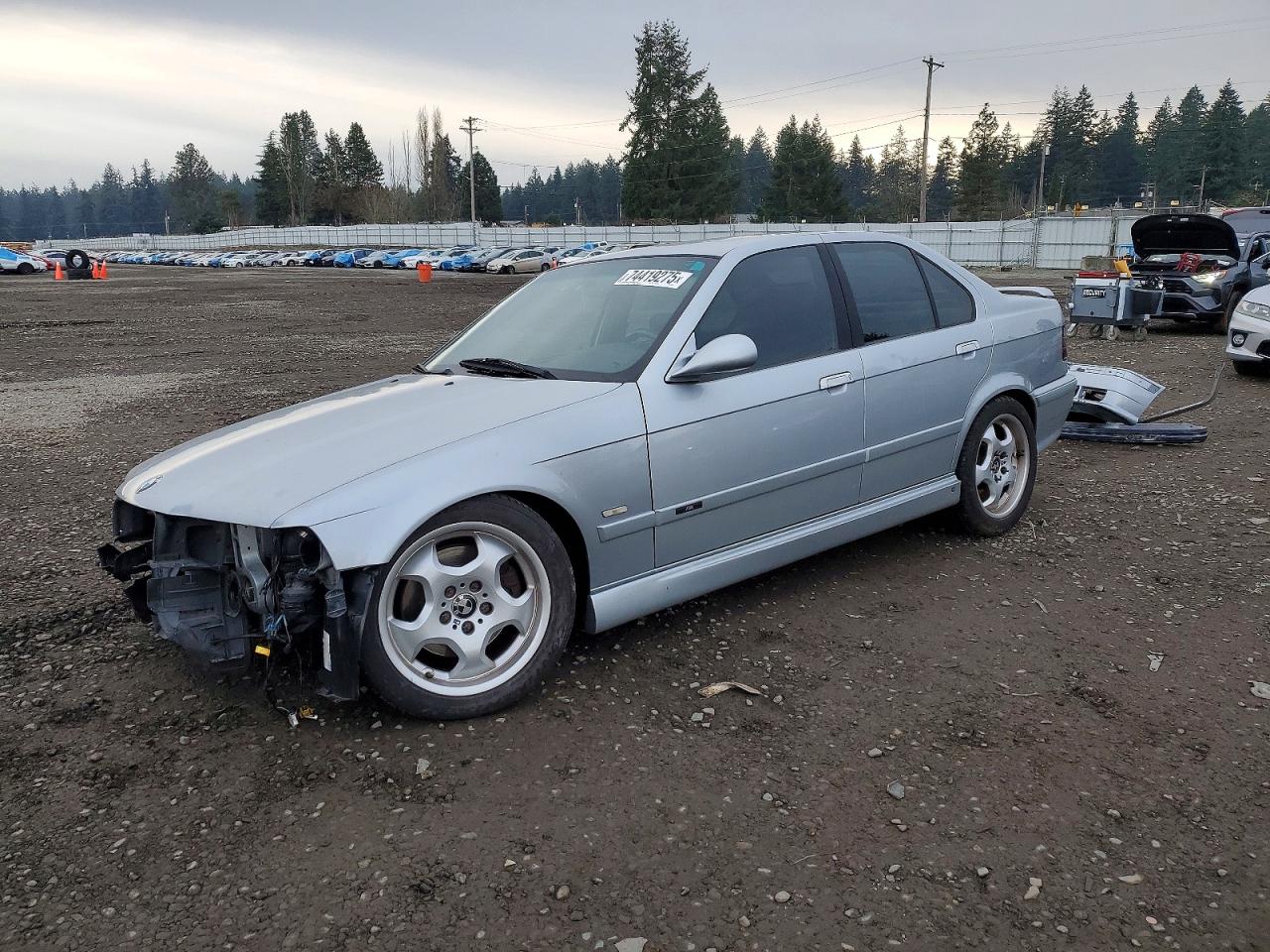 1997 Bmw M3 Silver vin: WBSCD9324VEE06257
