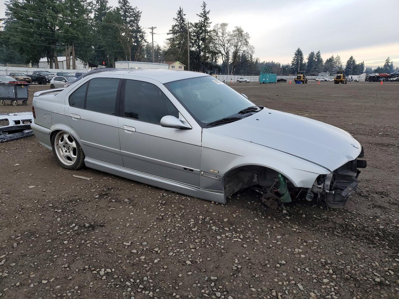 1997 Bmw M3 Silver vin: WBSCD9324VEE06257