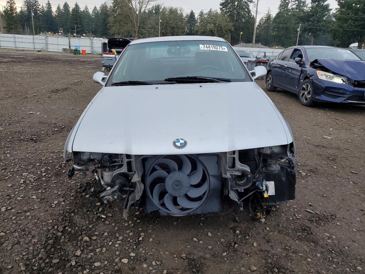 1997 Bmw M3 Silver vin: WBSCD9324VEE06257