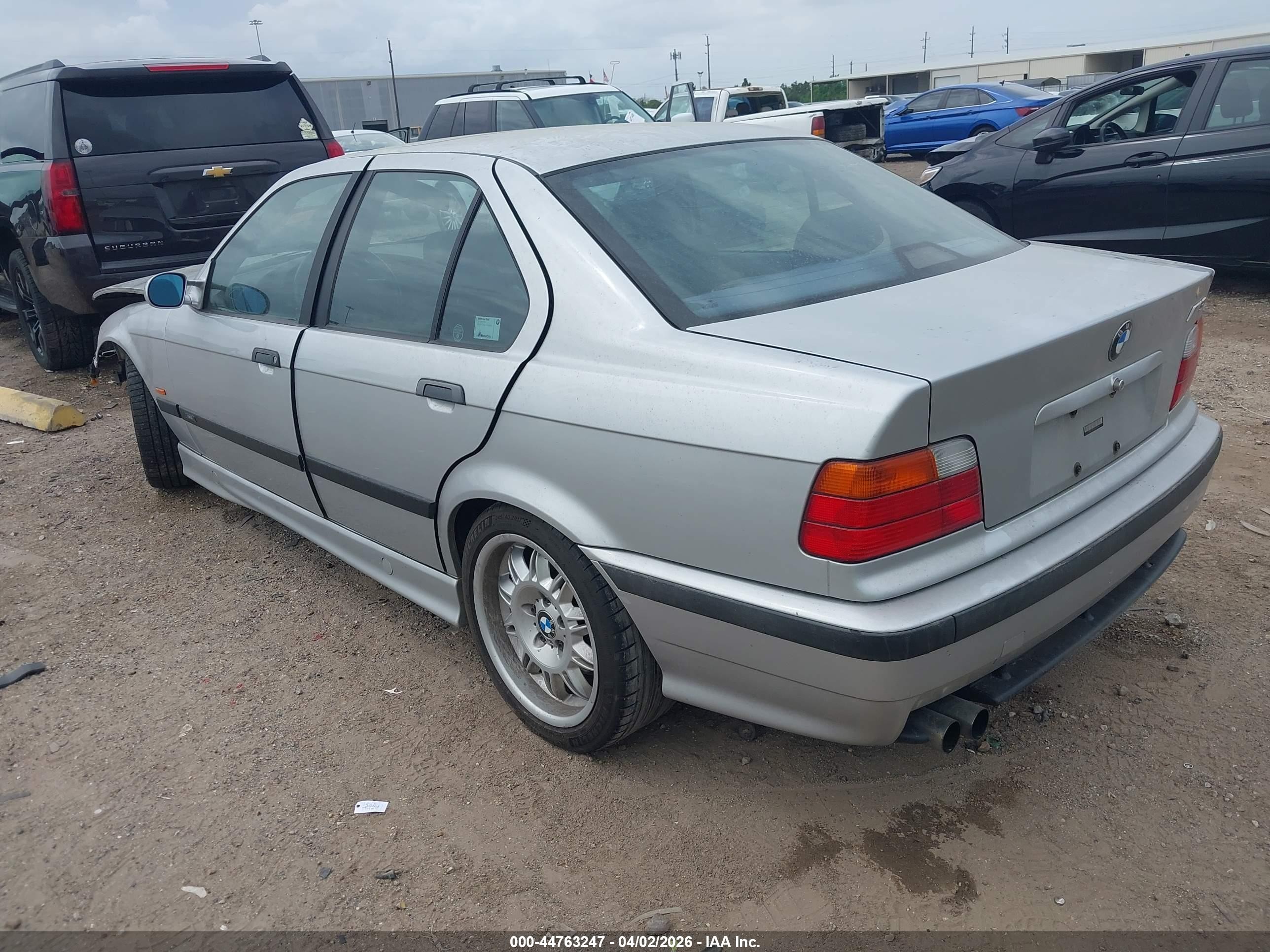 1998 Bmw M3 Gray vin: WBSCD9326WEE09176