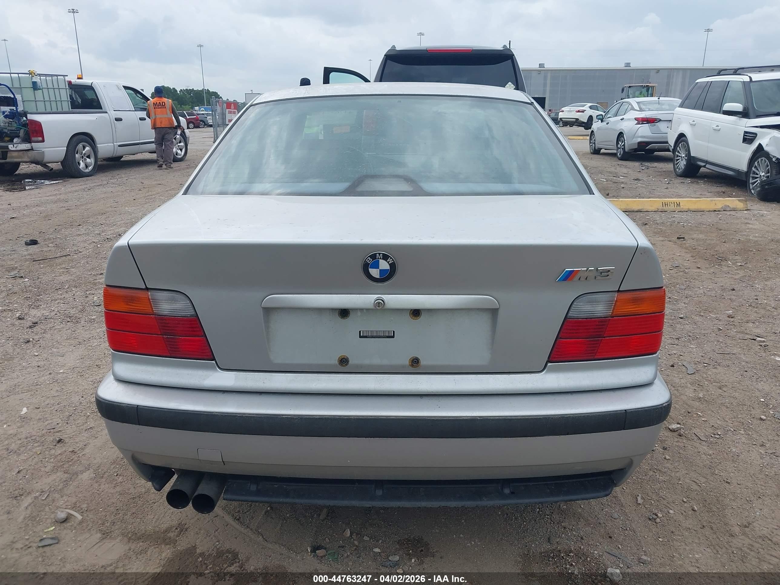 1998 Bmw M3 Gray vin: WBSCD9326WEE09176