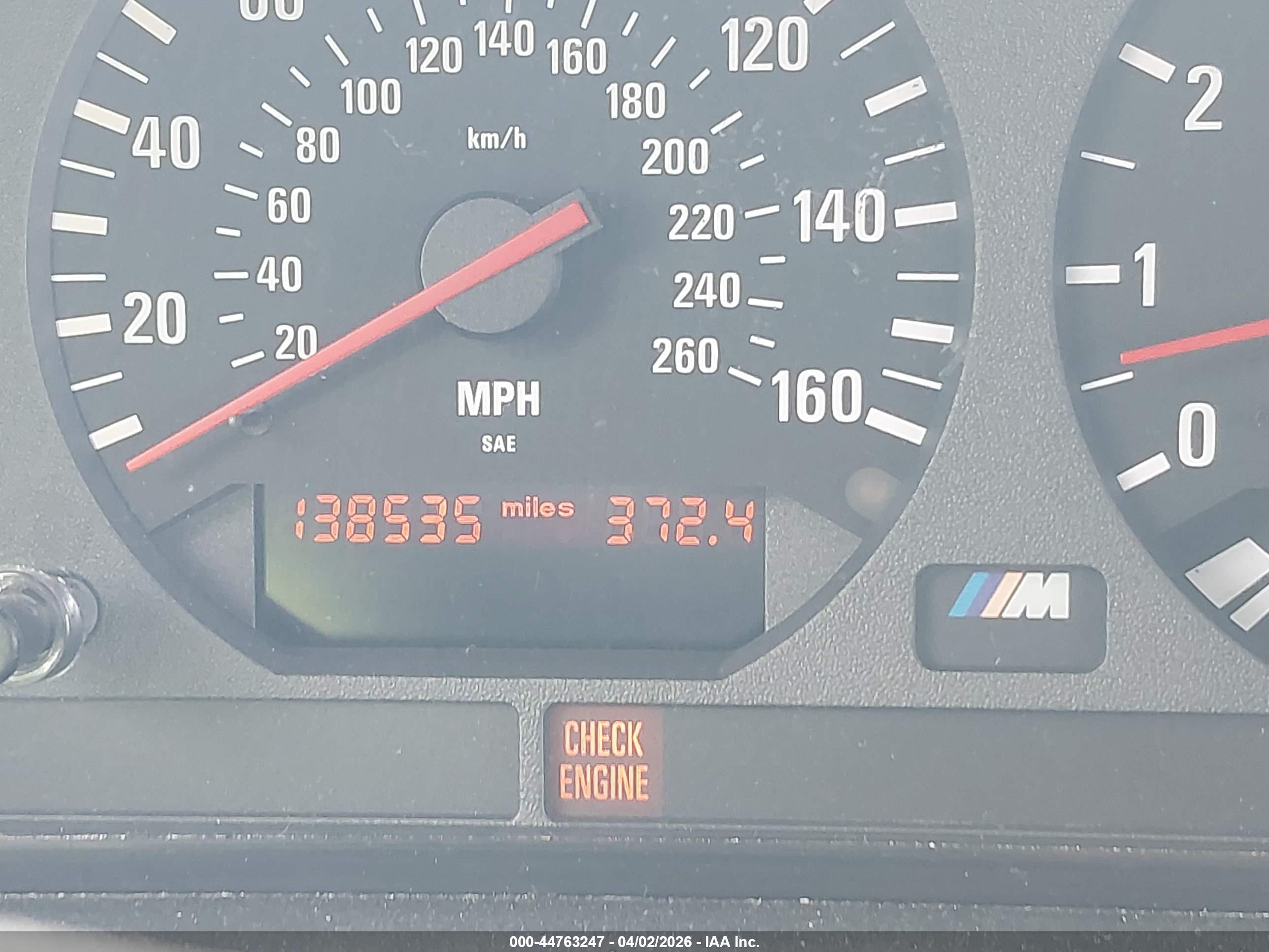 1998 Bmw M3 Gray vin: WBSCD9326WEE09176