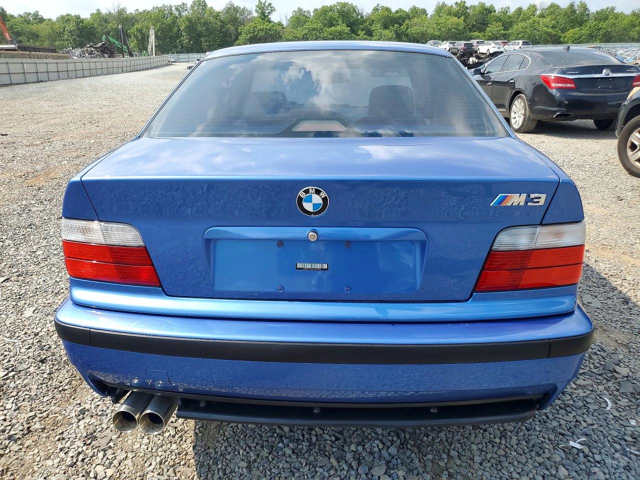 1997 Bmw M3 Синий vin: WBSCD9328VEE06133