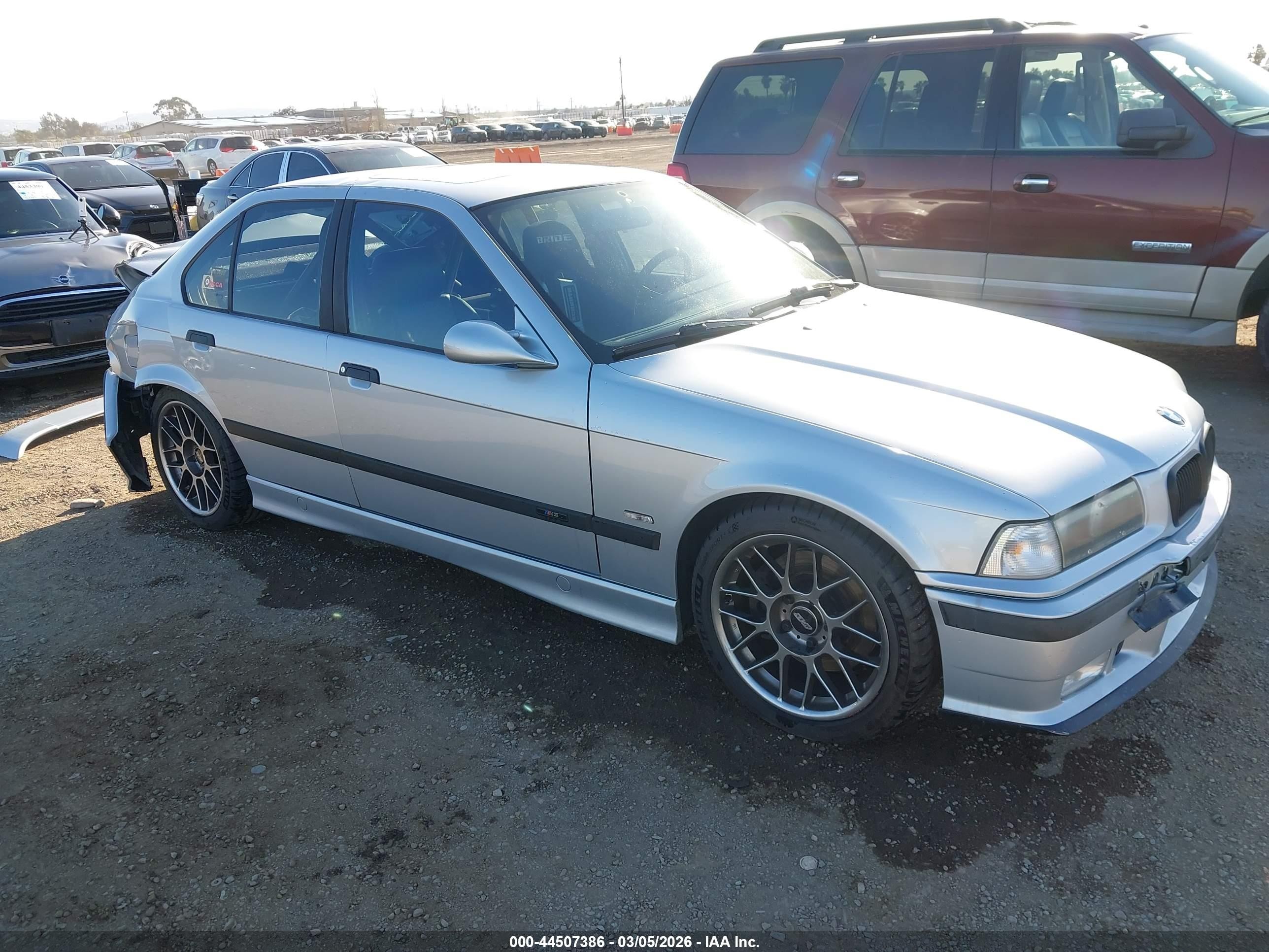 1997 Bmw M3   Silver vin: WBSCD9328VEE06861