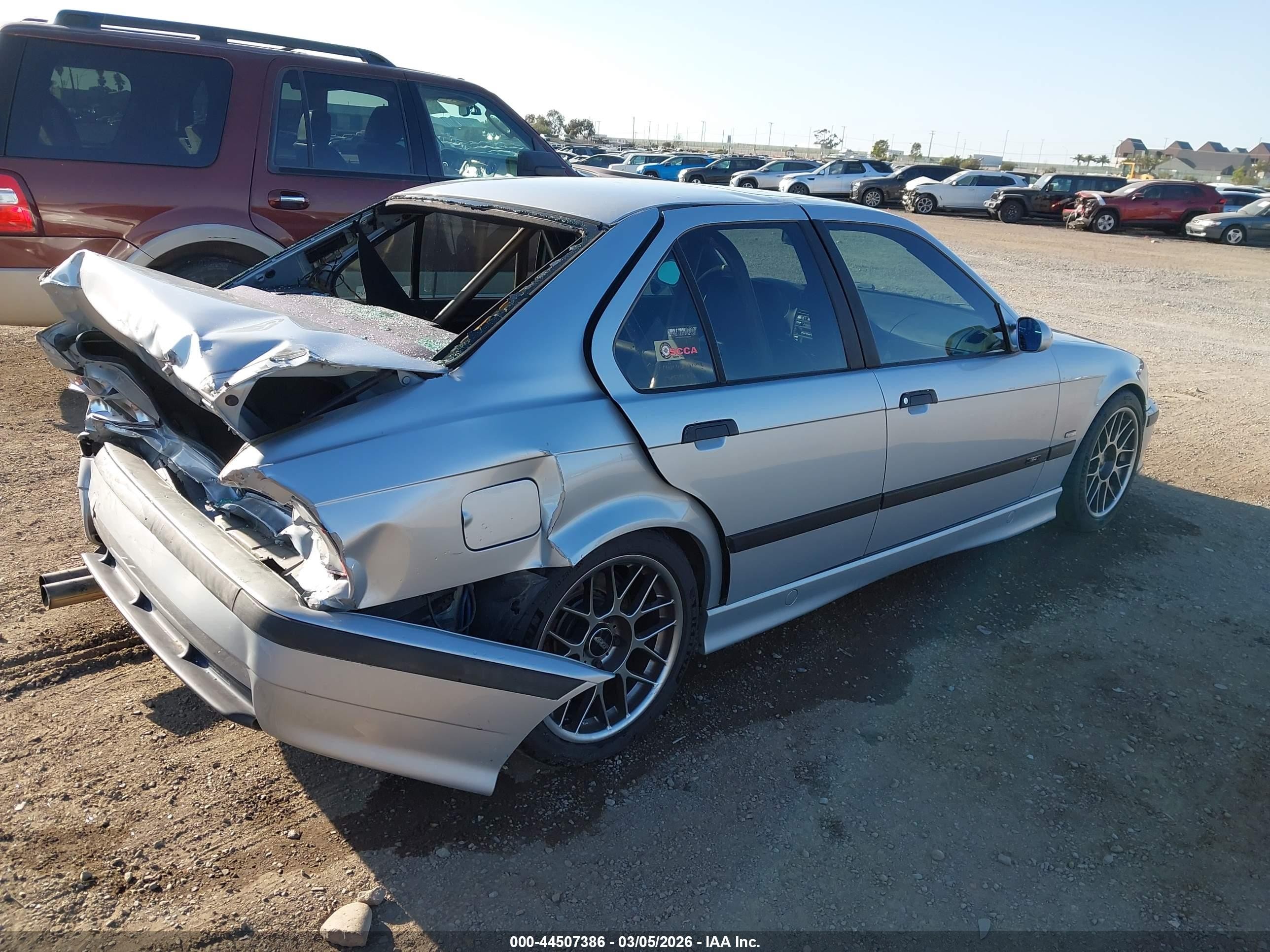 1997 Bmw M3   Silver vin: WBSCD9328VEE06861