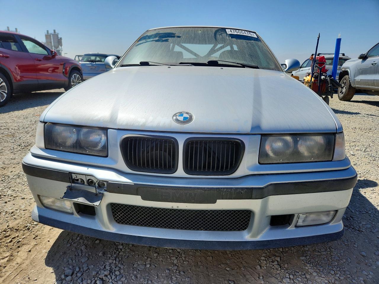 1997 Bmw M3 Silver vin: WBSCD9328VEE06861