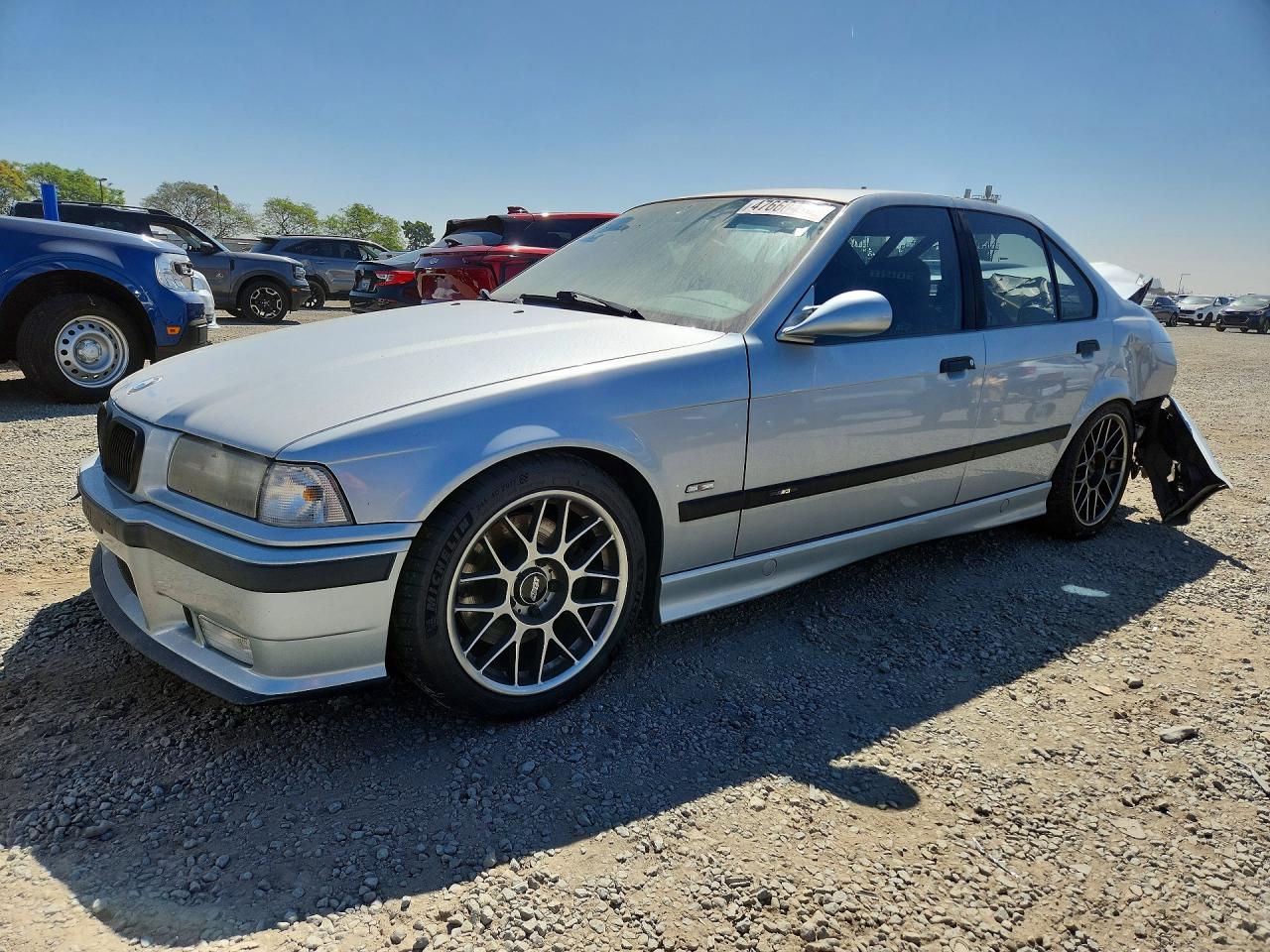1997 Bmw M3 Silver vin: WBSCD9328VEE06861