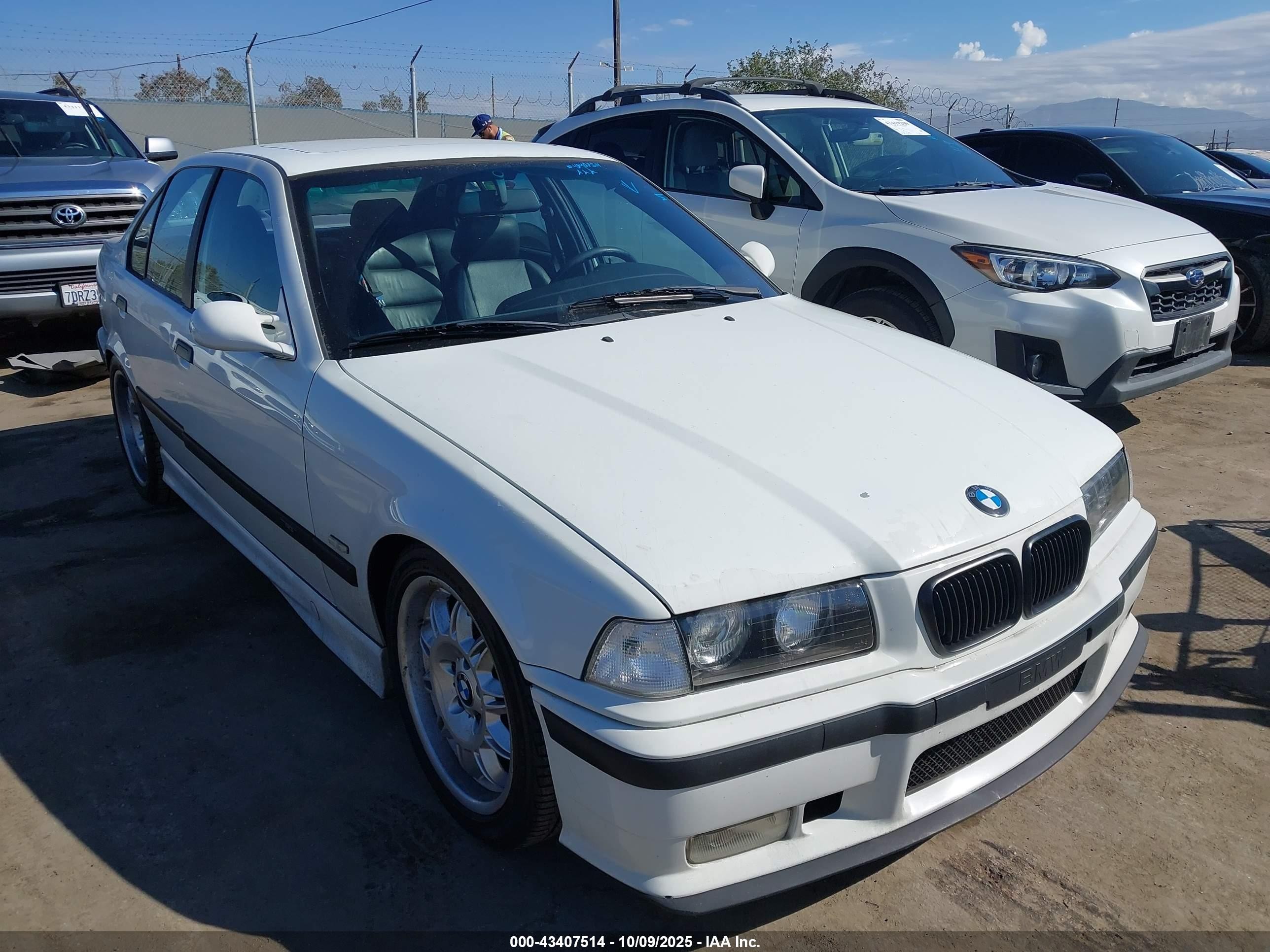 1998 Bmw M3   White vin: WBSCD9329WEE08863