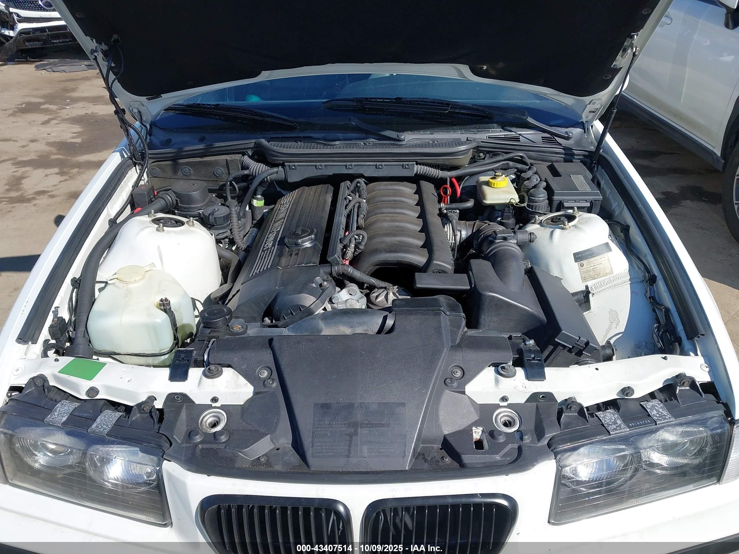 1998 Bmw M3   White vin: WBSCD9329WEE08863