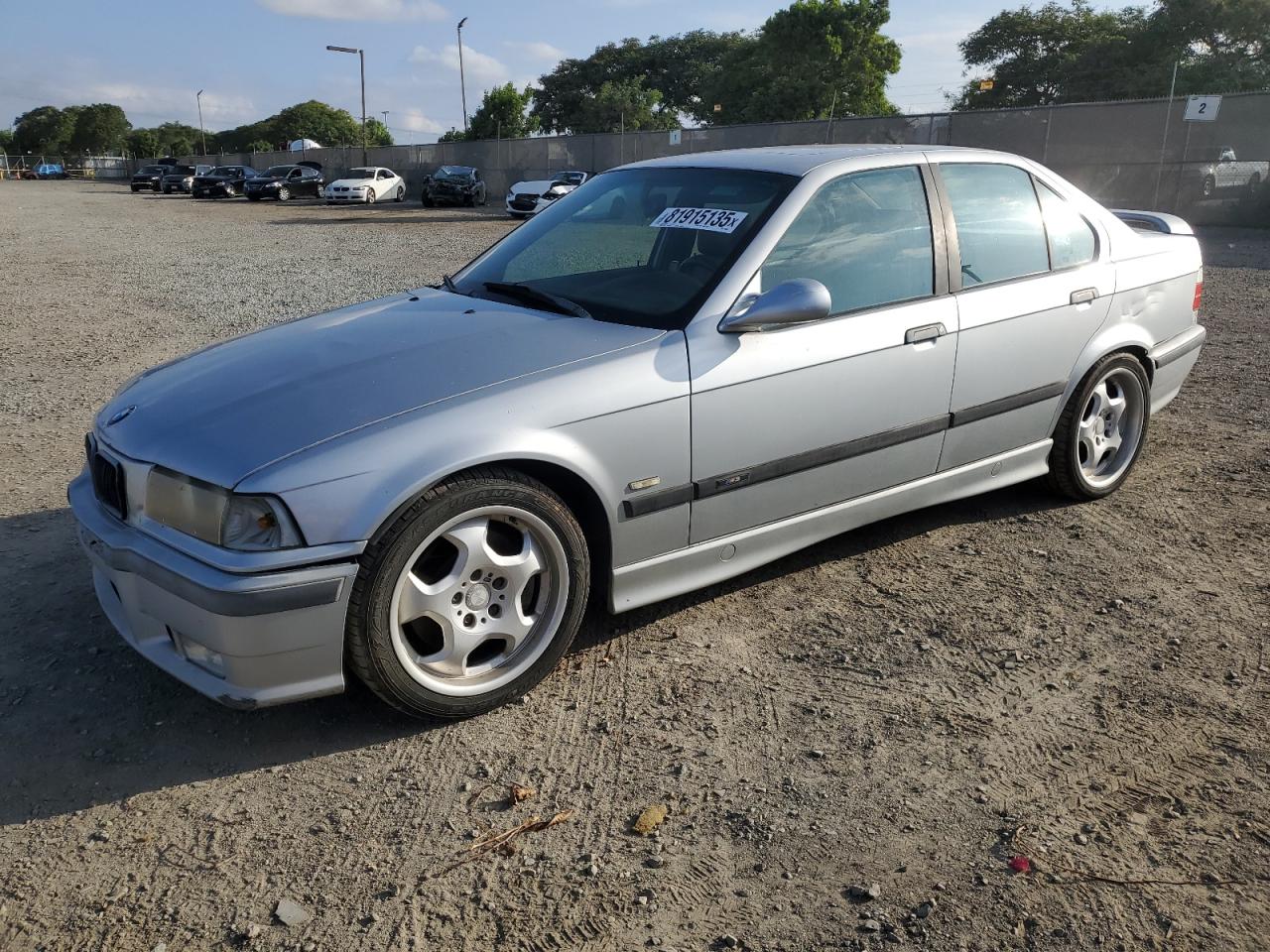 1997 Bmw M3 Silver vin: WBSCD932XVEE06926