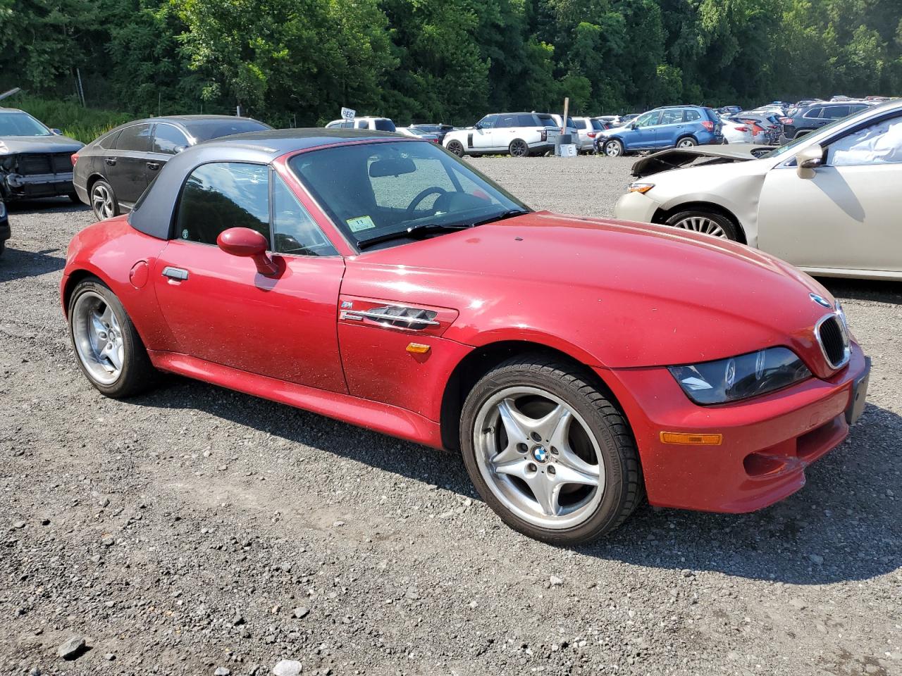 1998 Bmw M Roadster   Red vin: WBSCK9330WLC85075