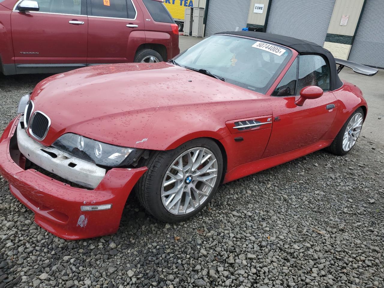 1998 Bmw M Roadster Red vin: WBSCK9330WLC87084
