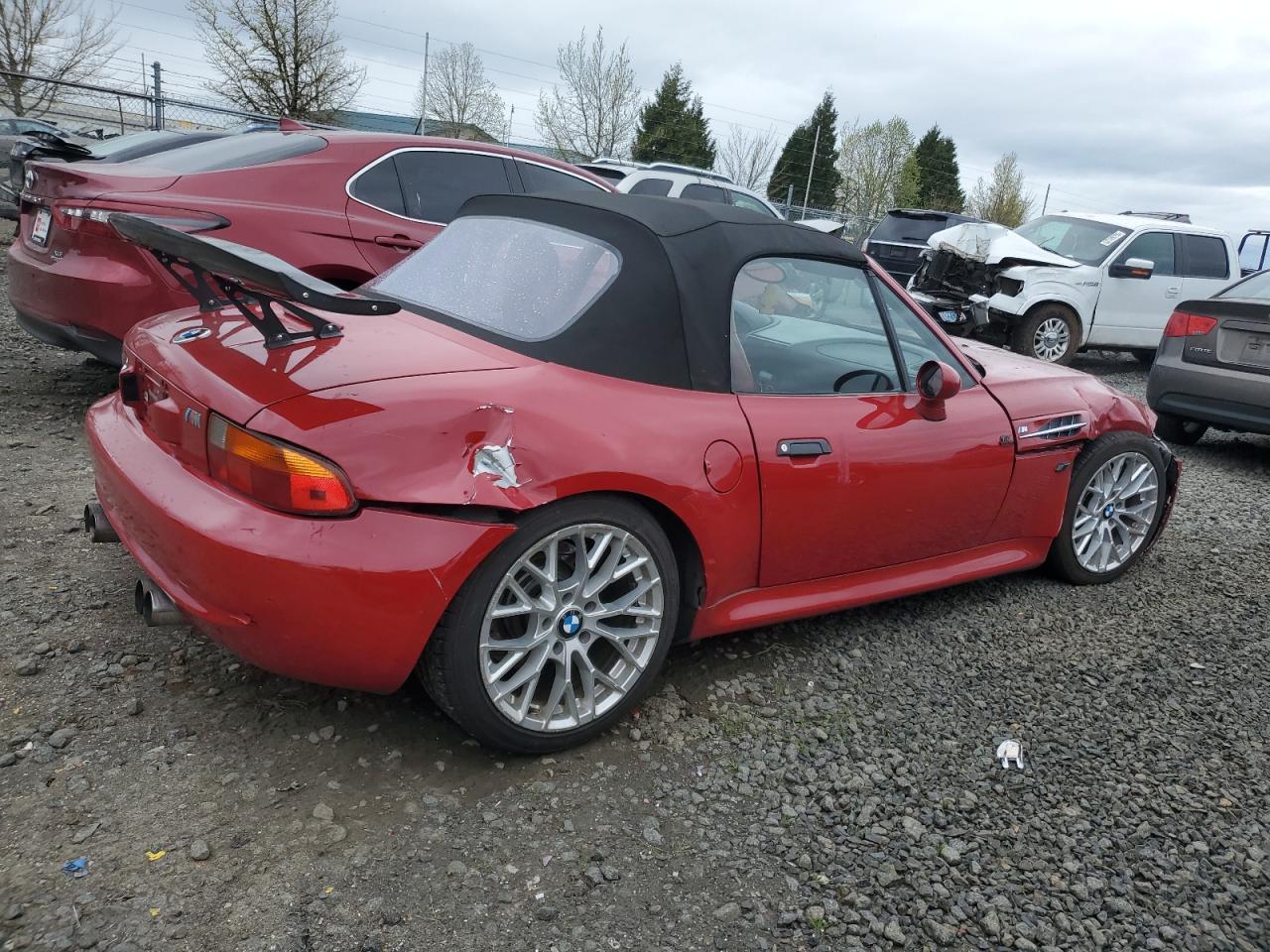 1998 Bmw M Roadster Красный vin: WBSCK9330WLC87084
