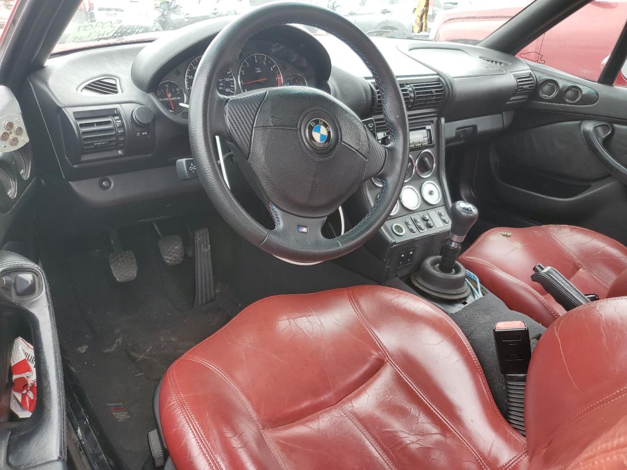 1998 Bmw M Roadster Красный vin: WBSCK9330WLC87084