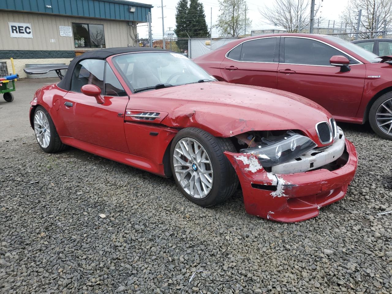 1998 Bmw M Roadster Красный vin: WBSCK9330WLC87084