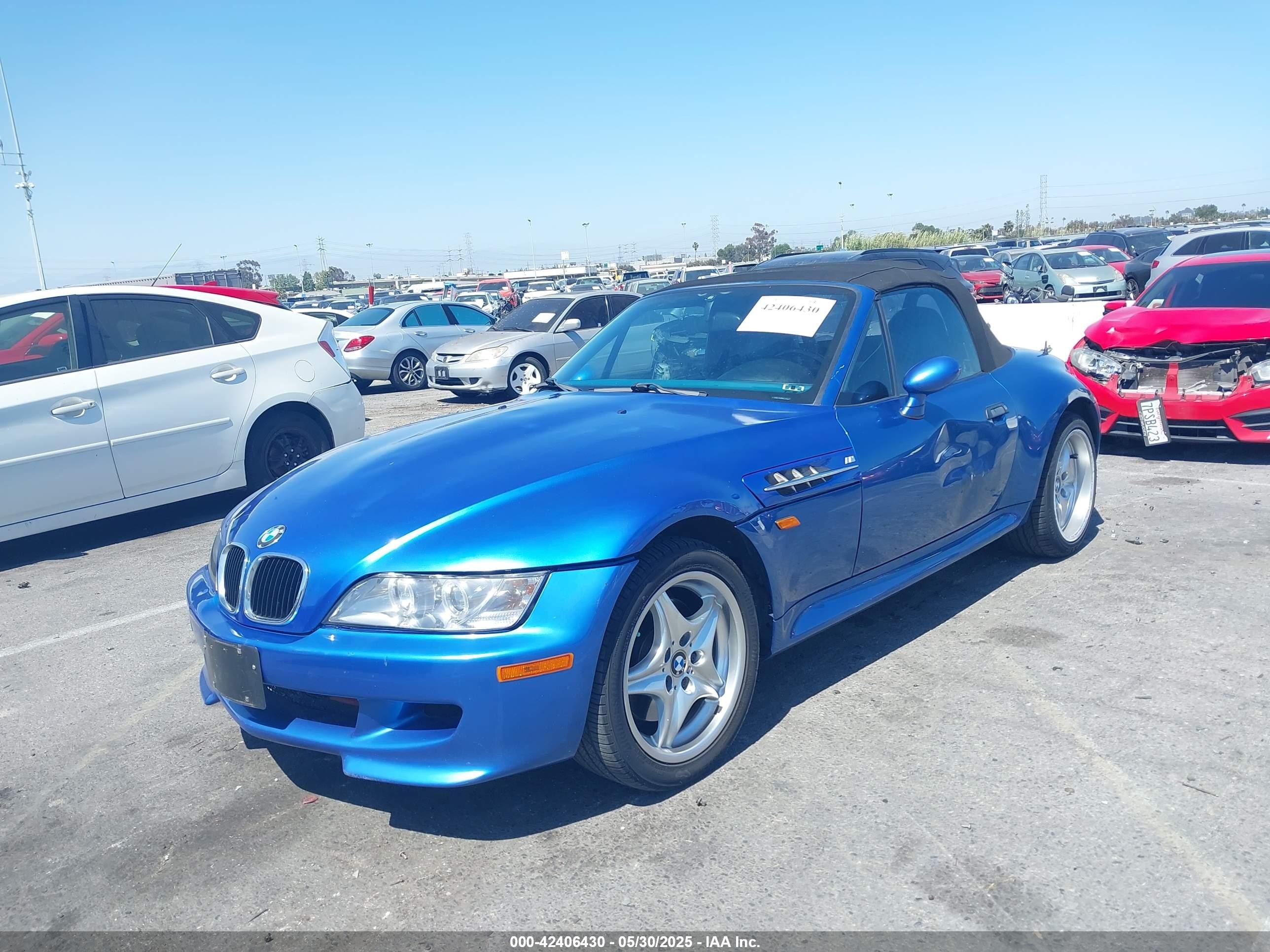 1998 Bmw M   Blue vin: WBSCK9331WLC87563