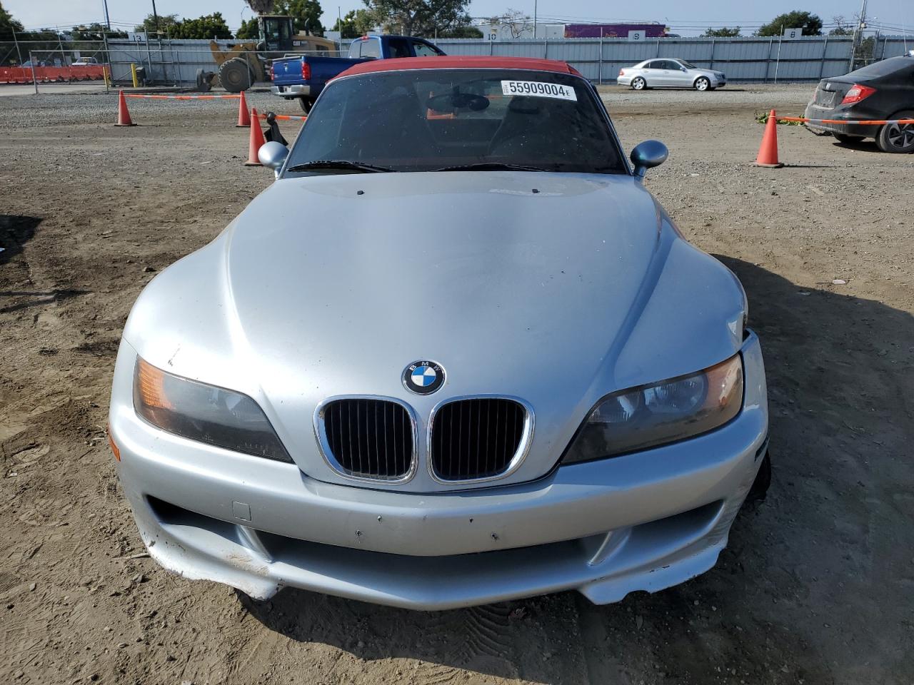 1998 Bmw M Roadster Gray vin: WBSCK9336WLC85453