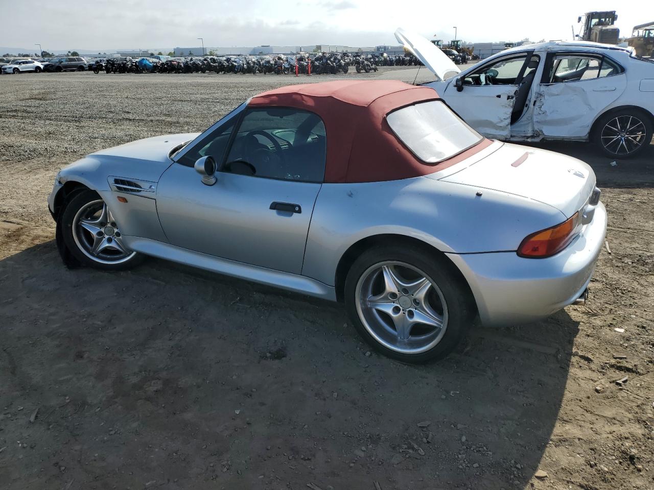 1998 Bmw M Roadster Gray vin: WBSCK9336WLC85453