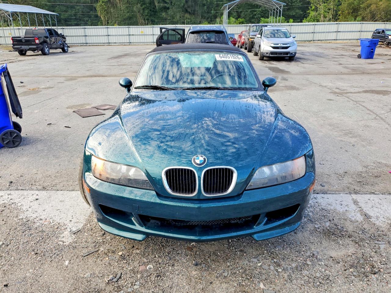 1998 Bmw M Roadster Бирюзовый vin: WBSCK9336WLC87140