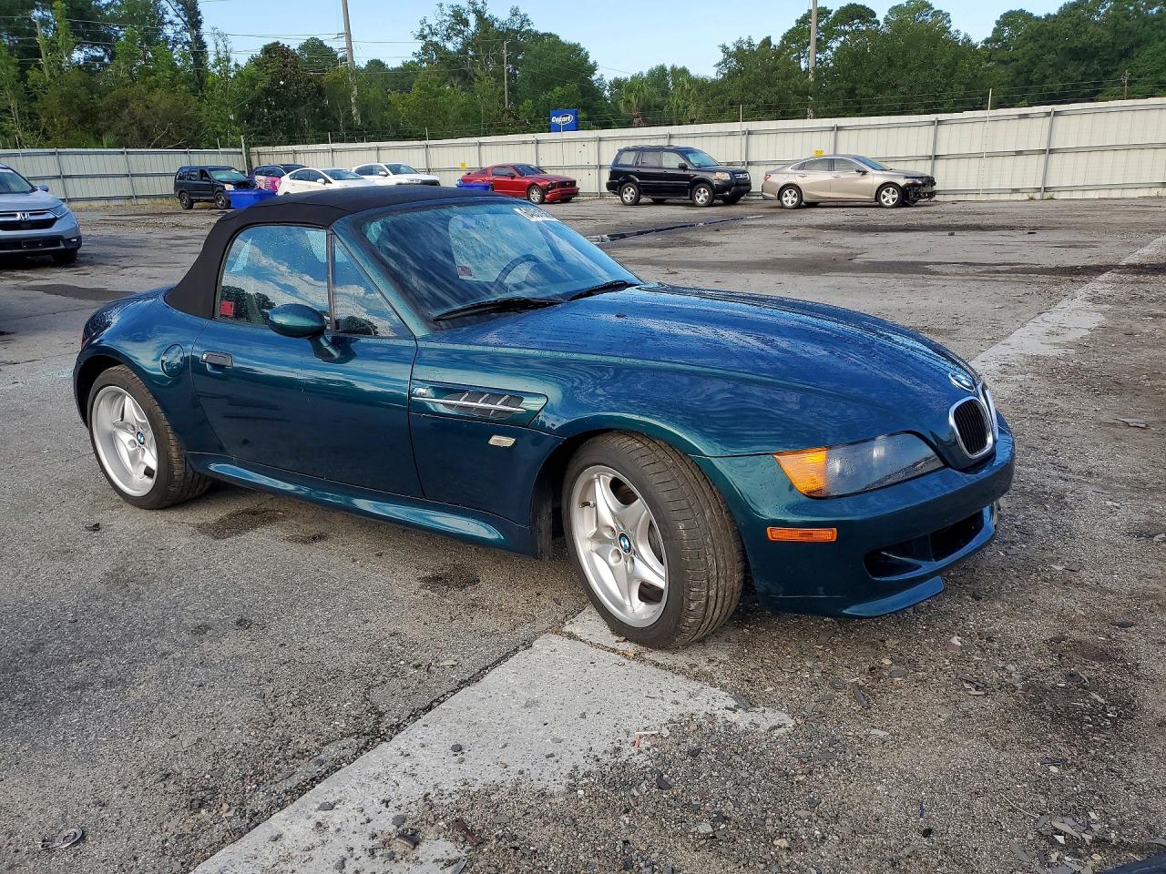1998 Bmw M Roadster Бирюзовый vin: WBSCK9336WLC87140