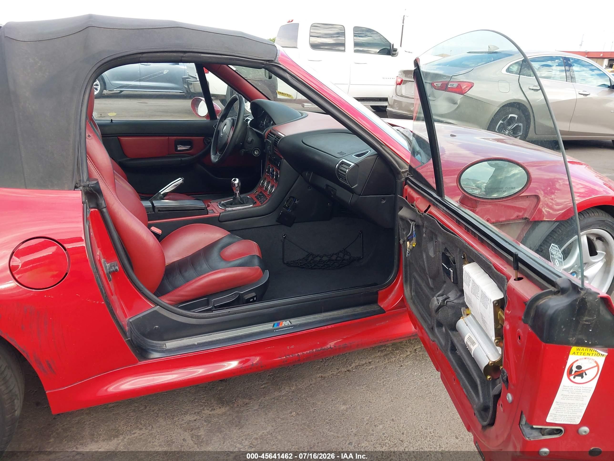 1999 Bmw M   Red vin: WBSCK9336XLC88466