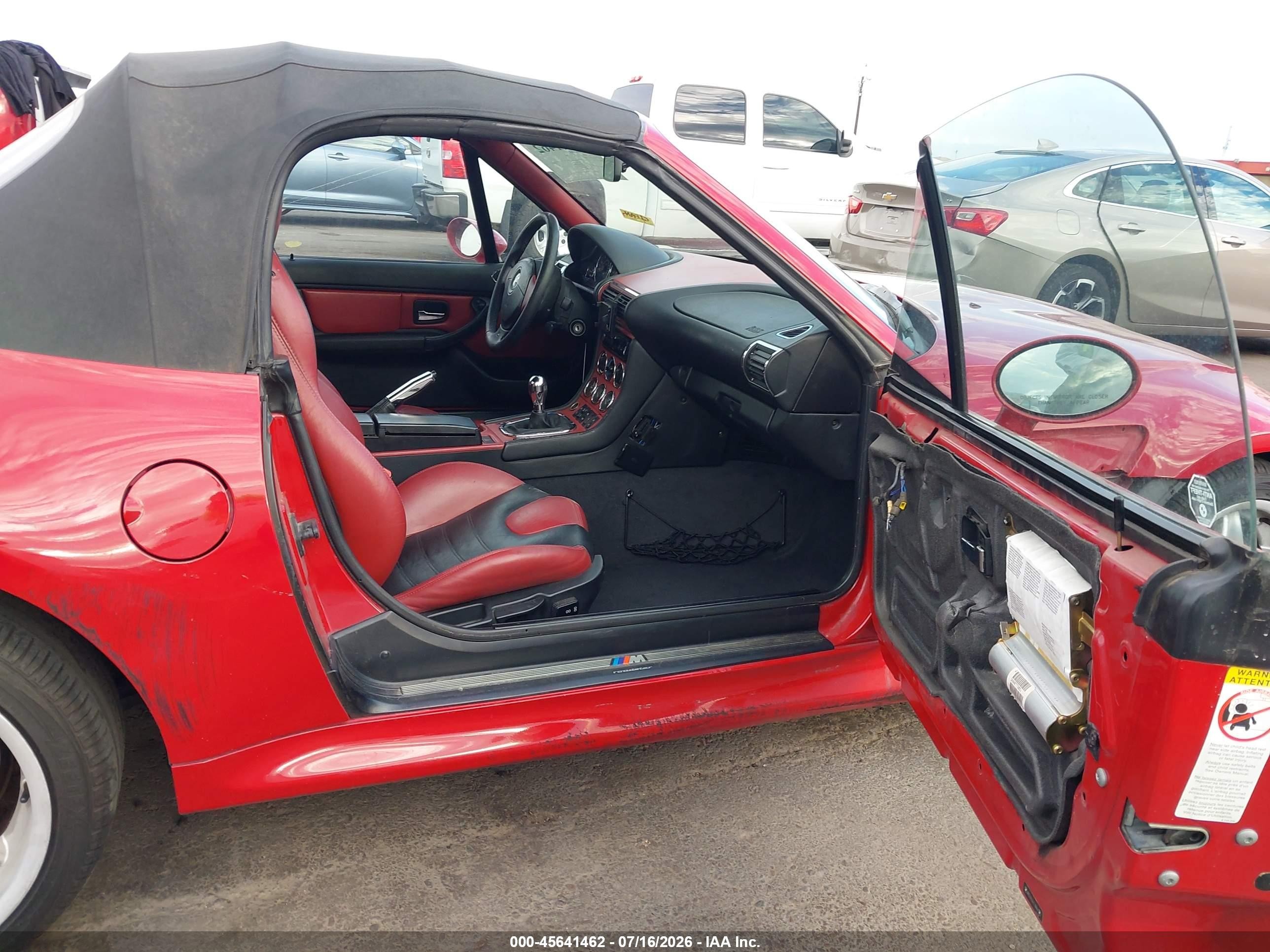 1999 Bmw M   Red vin: WBSCK9336XLC88466