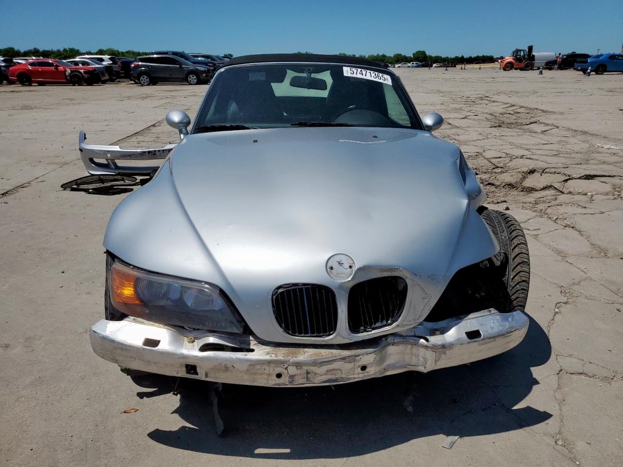 1998 Bmw M Roadster Silver vin: WBSCK9337WLC86255