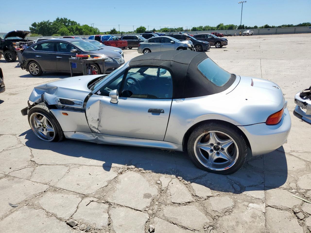 1998 Bmw M Roadster Silver vin: WBSCK9337WLC86255