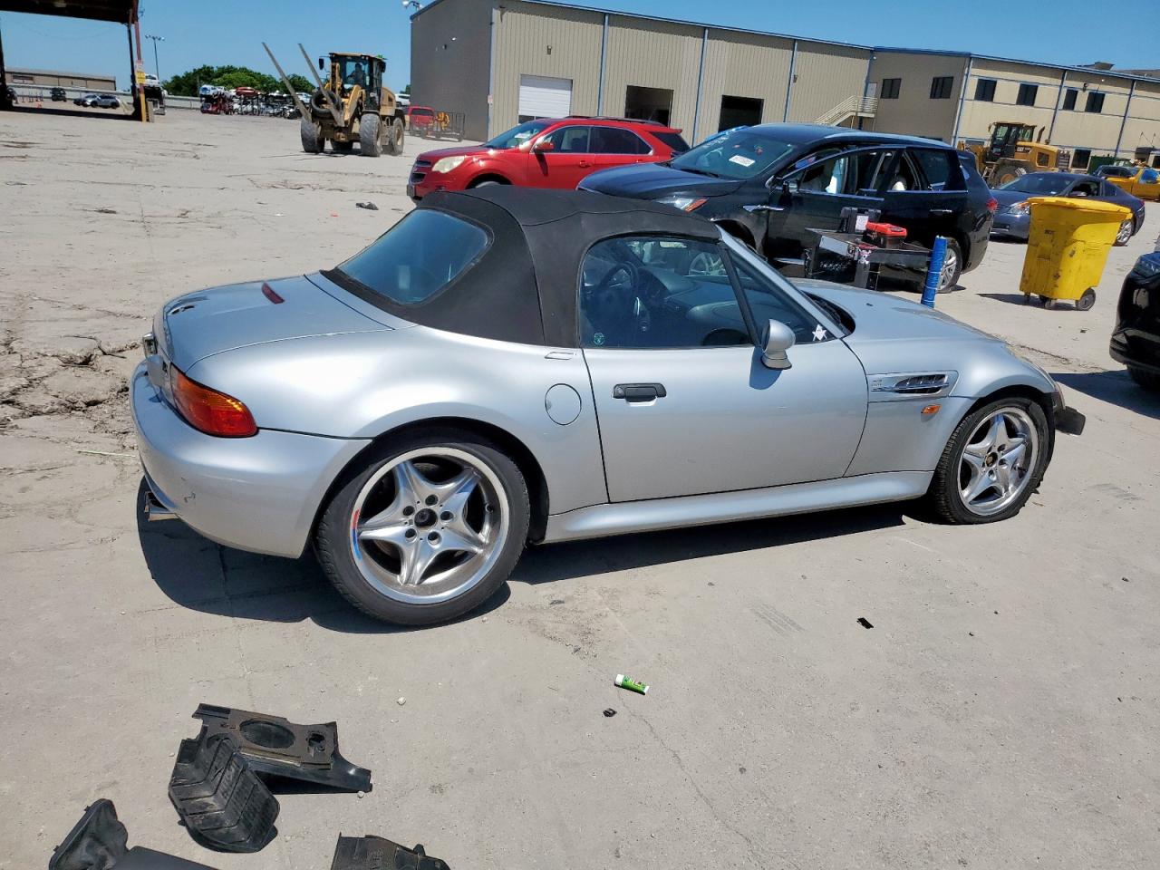 1998 Bmw M Roadster Silver vin: WBSCK9337WLC86255