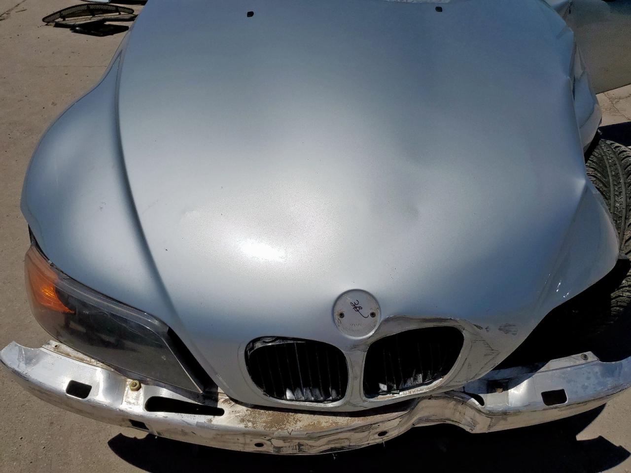 1998 Bmw M Roadster Silver vin: WBSCK9337WLC86255
