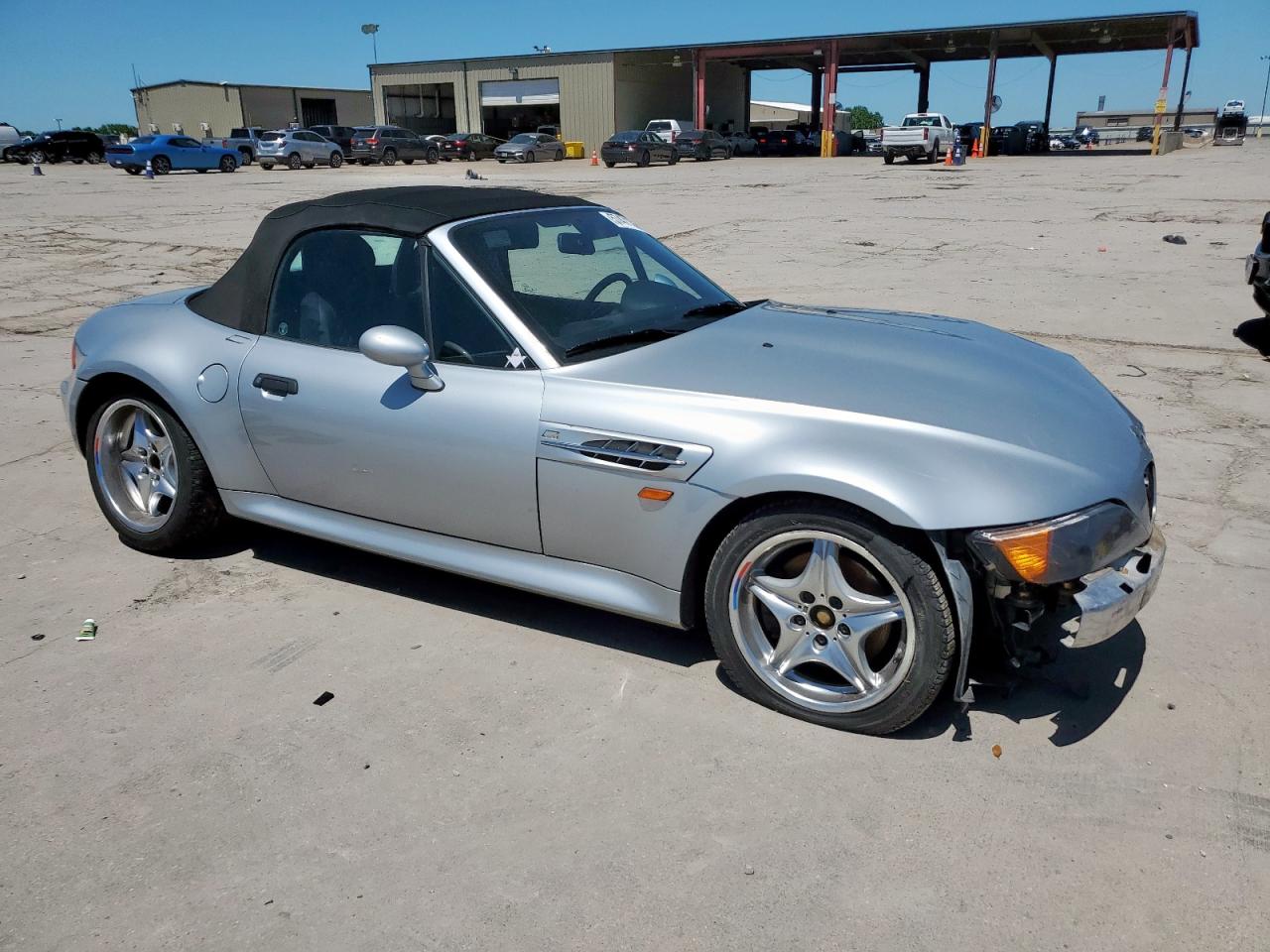 1998 Bmw M Roadster Silver vin: WBSCK9337WLC86255