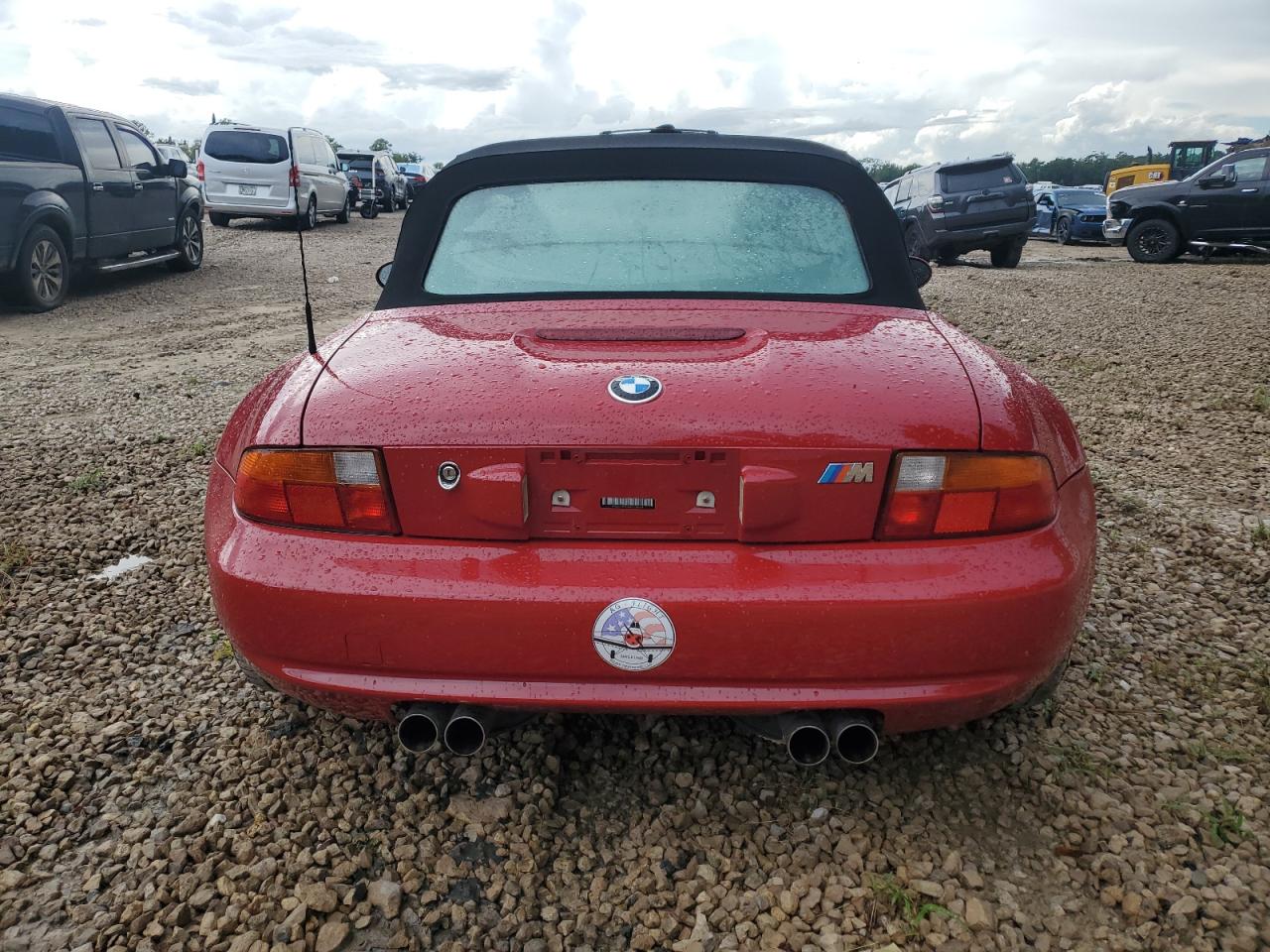 1998 Bmw M Roadster Red vin: WBSCK933XWLC86234