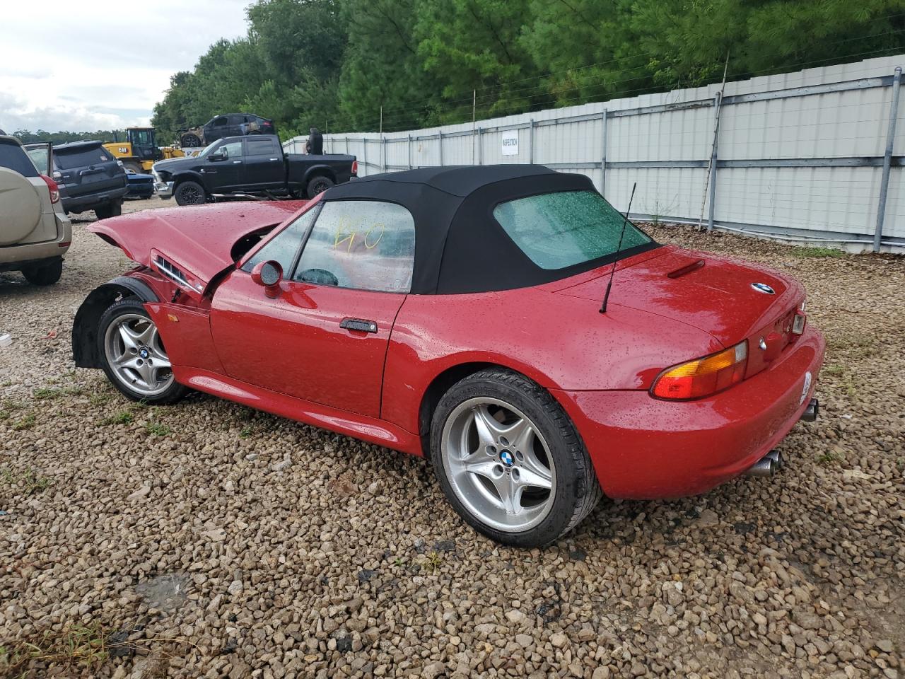 1998 Bmw M Roadster Red vin: WBSCK933XWLC86234