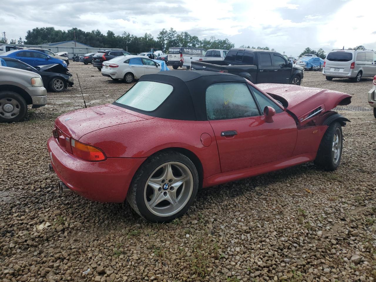 1998 Bmw M Roadster Red vin: WBSCK933XWLC86234