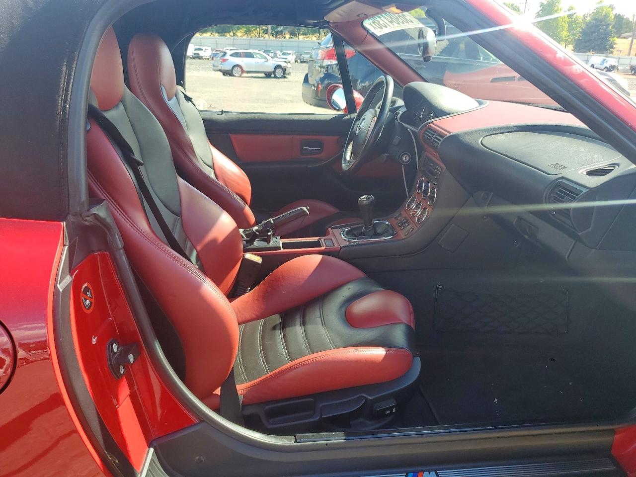1998 Bmw M Roadster Red vin: WBSCK933XWLC86265
