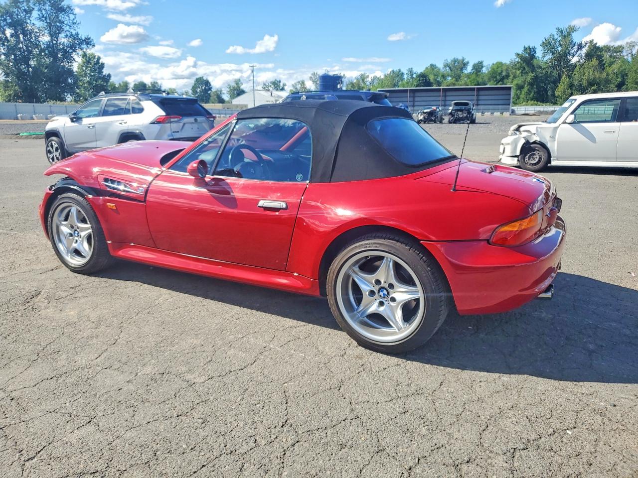 1998 Bmw M Roadster Red vin: WBSCK933XWLC86265