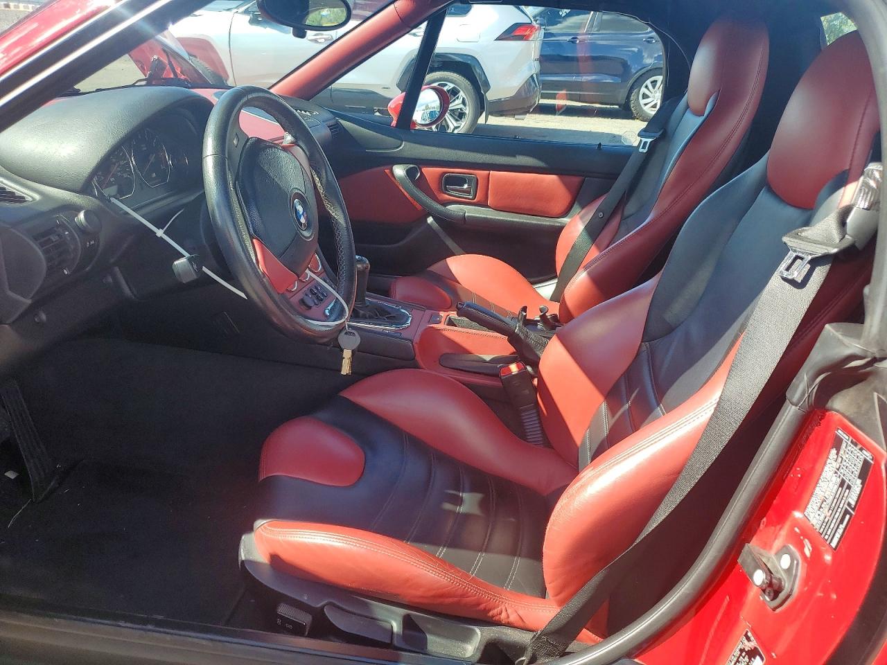 1998 Bmw M Roadster Red vin: WBSCK933XWLC86265