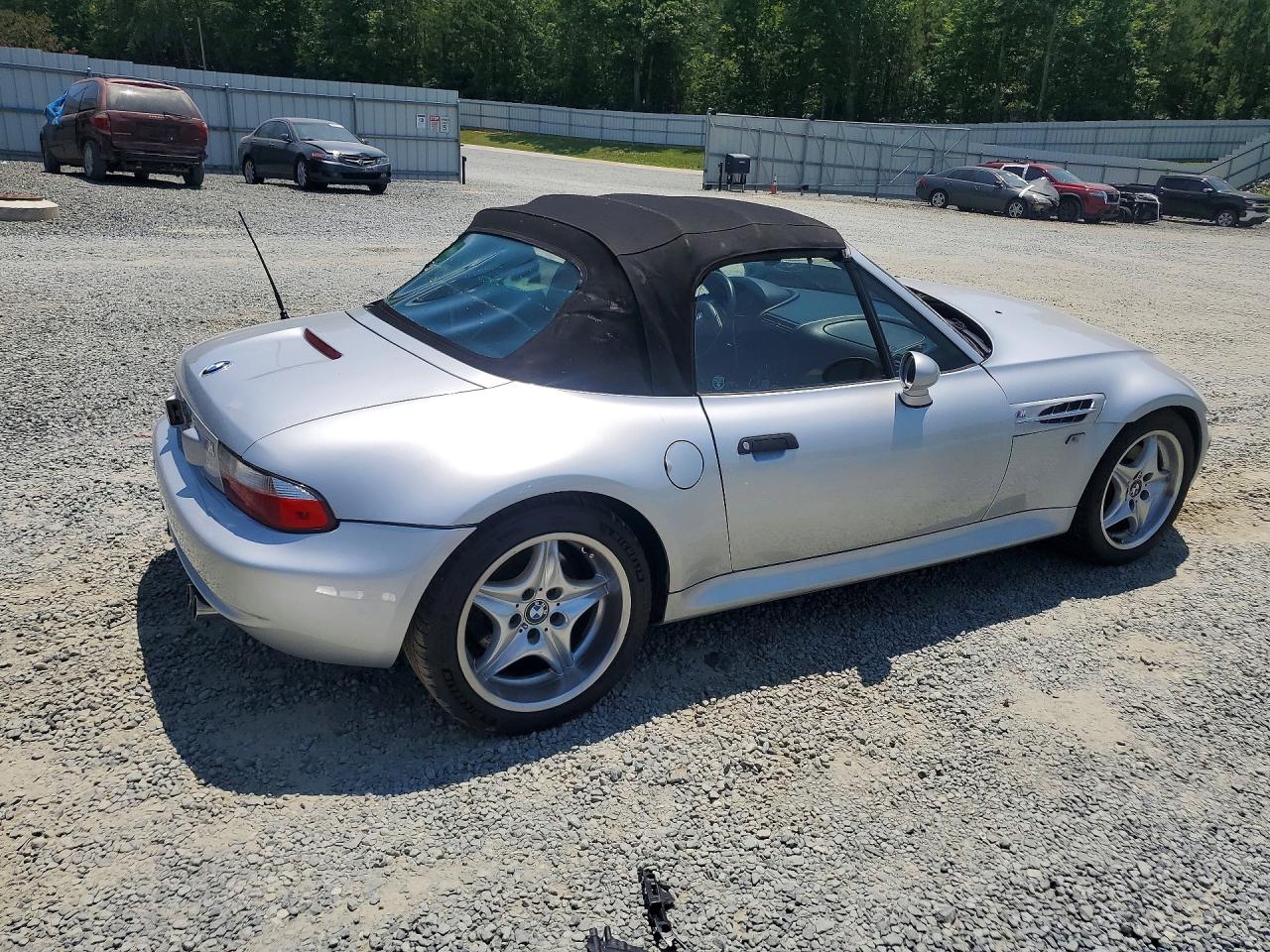 2000 Bmw M Roadster Silver vin: WBSCK9340YLC92409